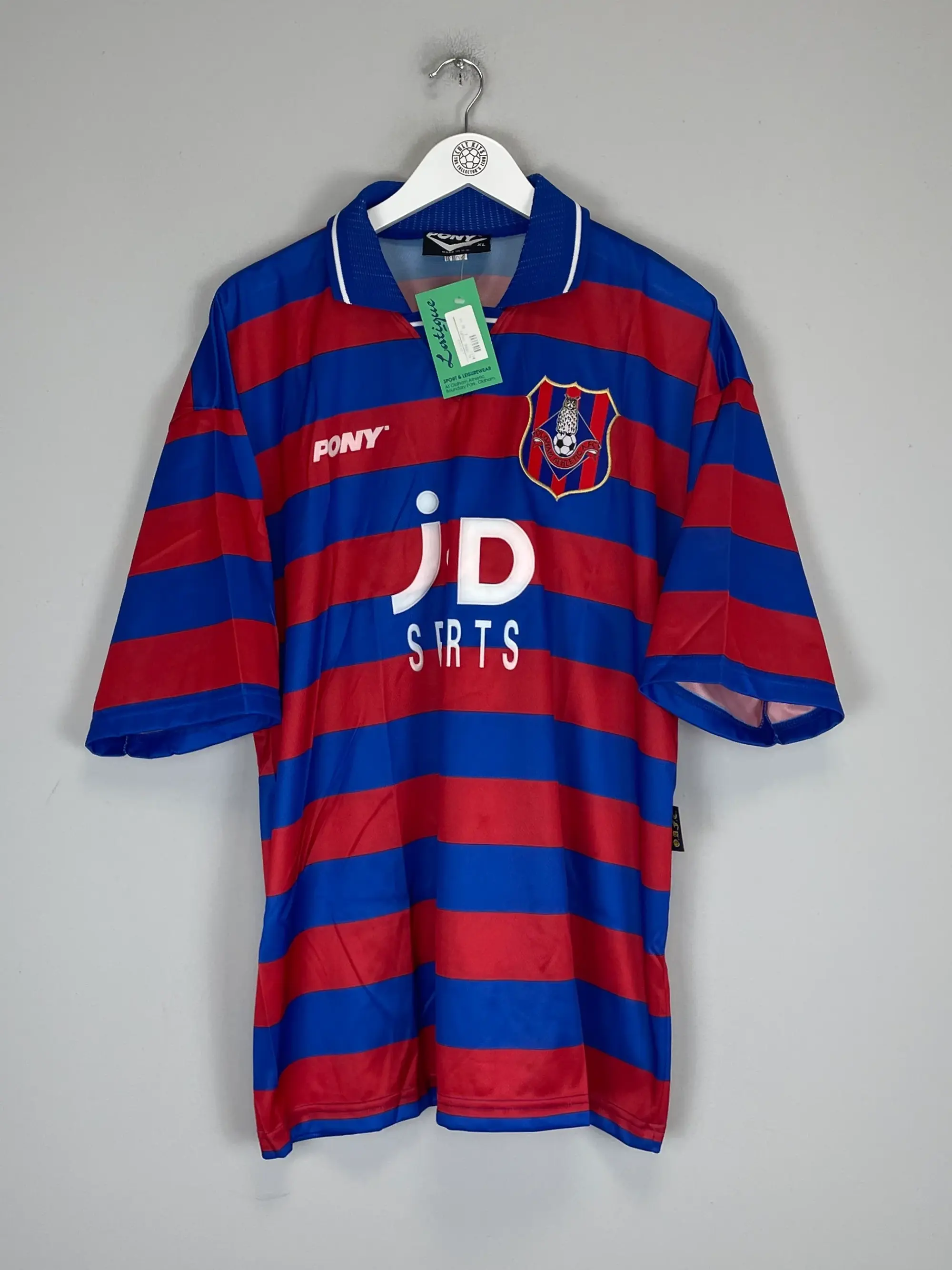 CULT KITS - 1996/98 OLDHAM ATHLETIC *BNWT* HOME SHIRT (XL) PONY