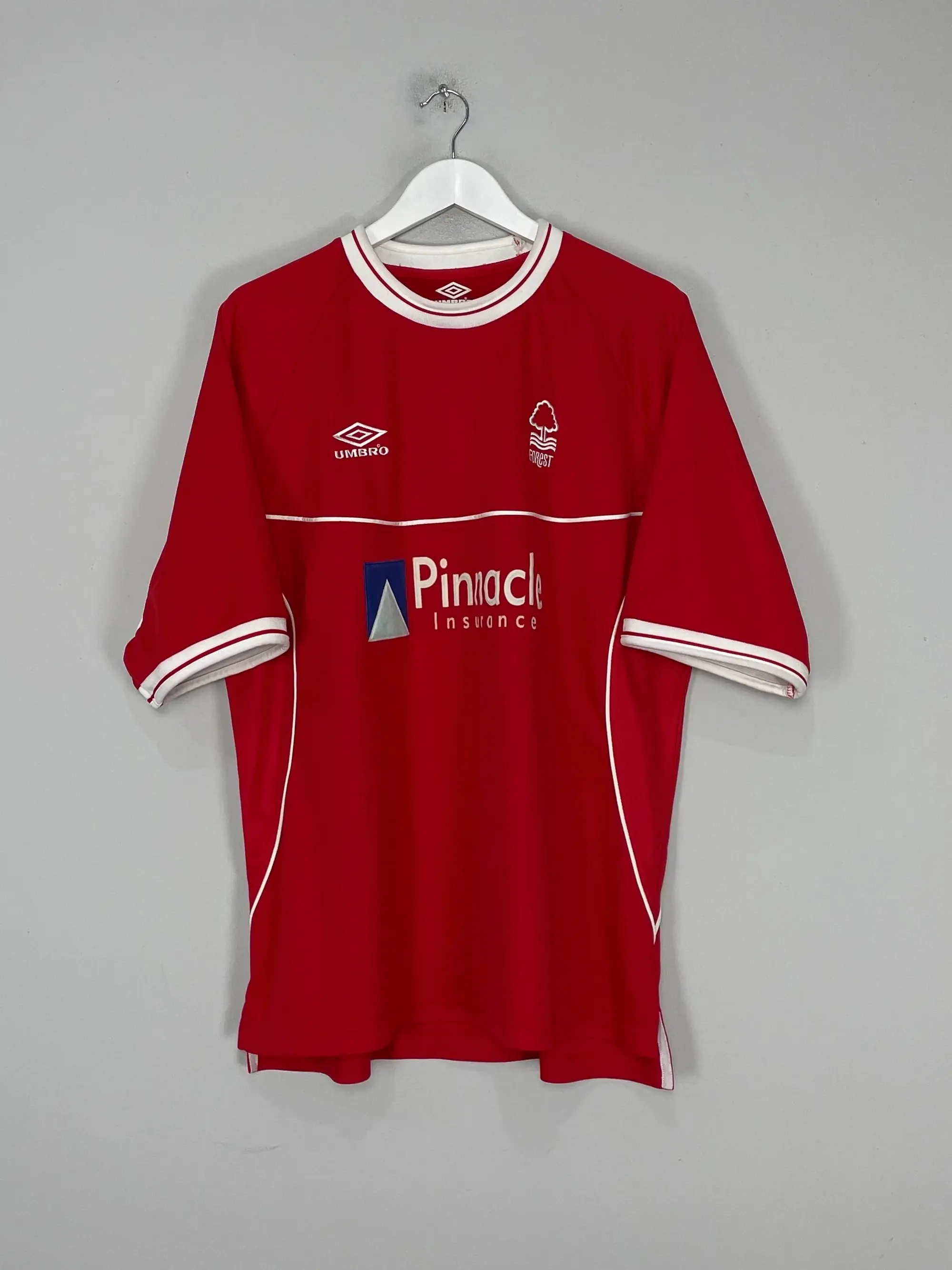 CULT KITS - 2000/02 NOTTINGHAM FOREST #7 HOME SHIRT (XXL) UMBRO