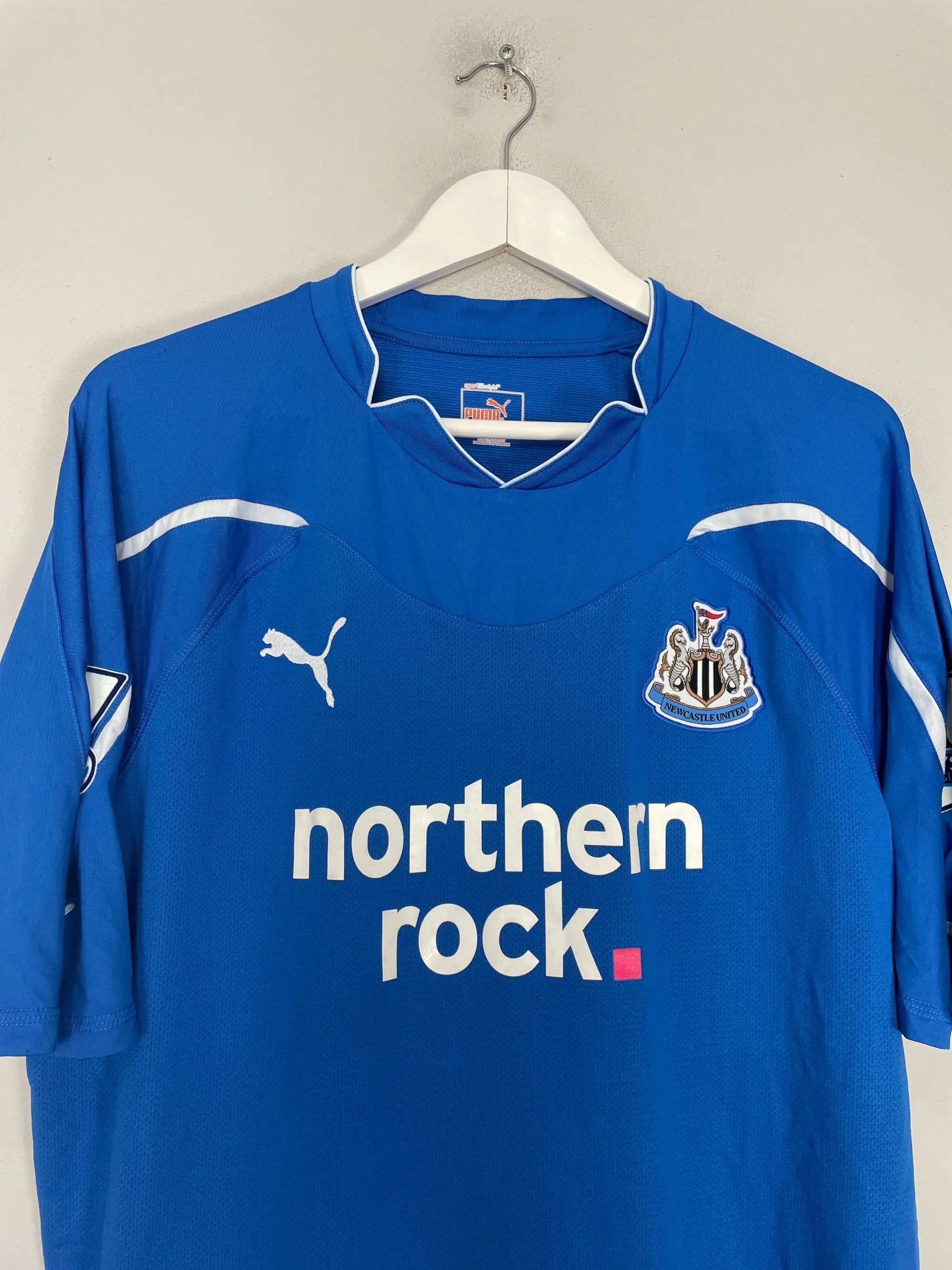 CULT KITS - 2010/11 NEWCASTLE CARROLL #9 *MATCH ISSUED + SIGNED* AWAY SHIRT (XL) PUMA