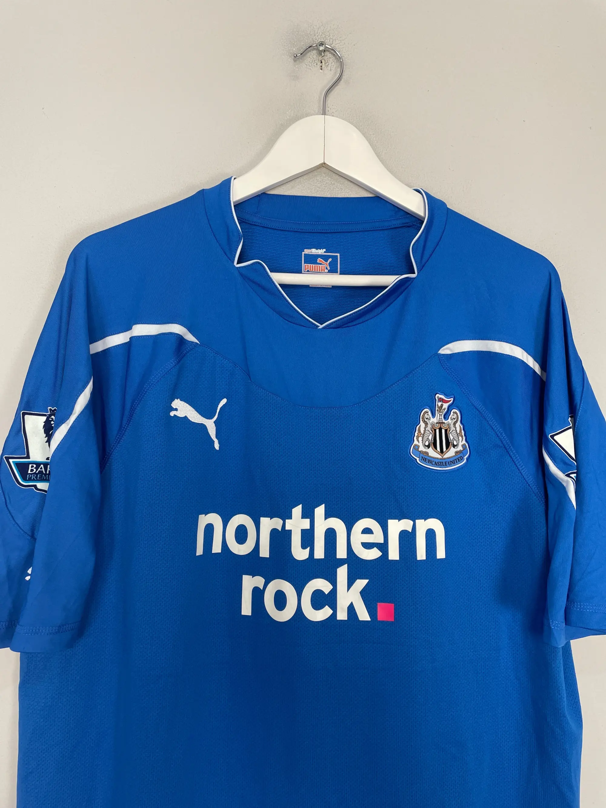 CULT KITS - 2010/11 NEWCASTLE NOLAN #4 *MATCH ISSUED + SIGNED* AWAY SHIRT (XL) PUMA