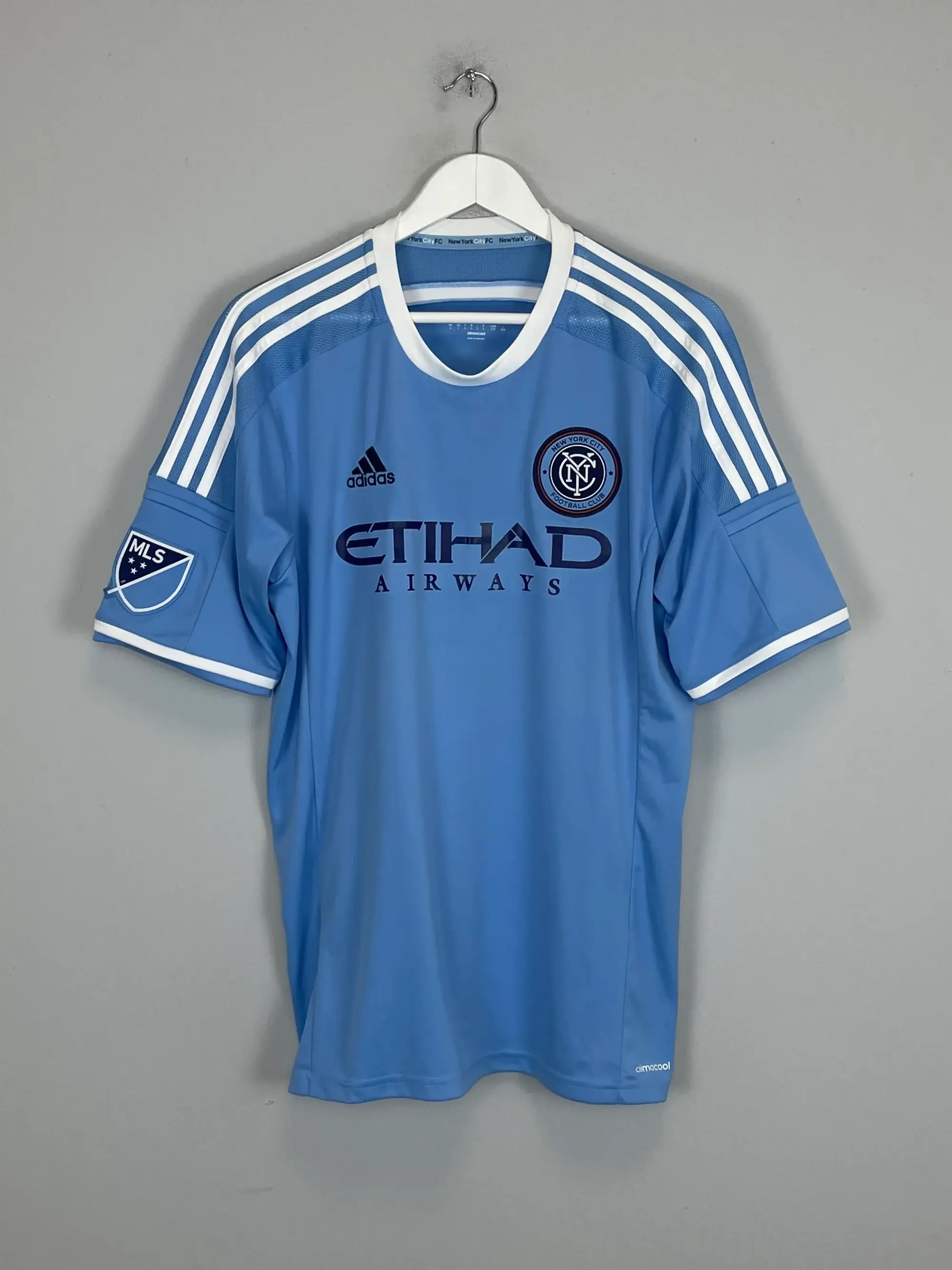 CULT KITS - 2015/16 NEW YORK CITY DAVID VILLA #7 HOME SHIRT (L) ADIDAS