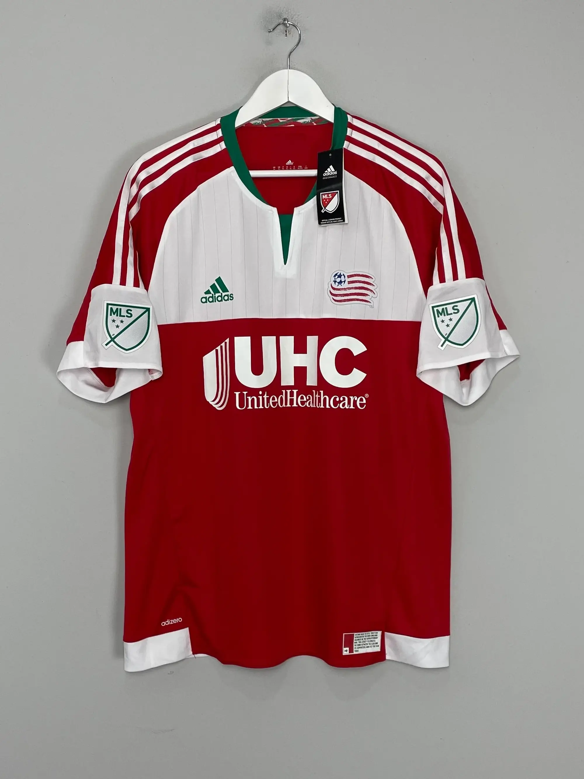 CULT KITS - 2015/16 NEW ENGLAND REVOLUTION *BNWT* AWAY SHIRT (XL) ADIDAS