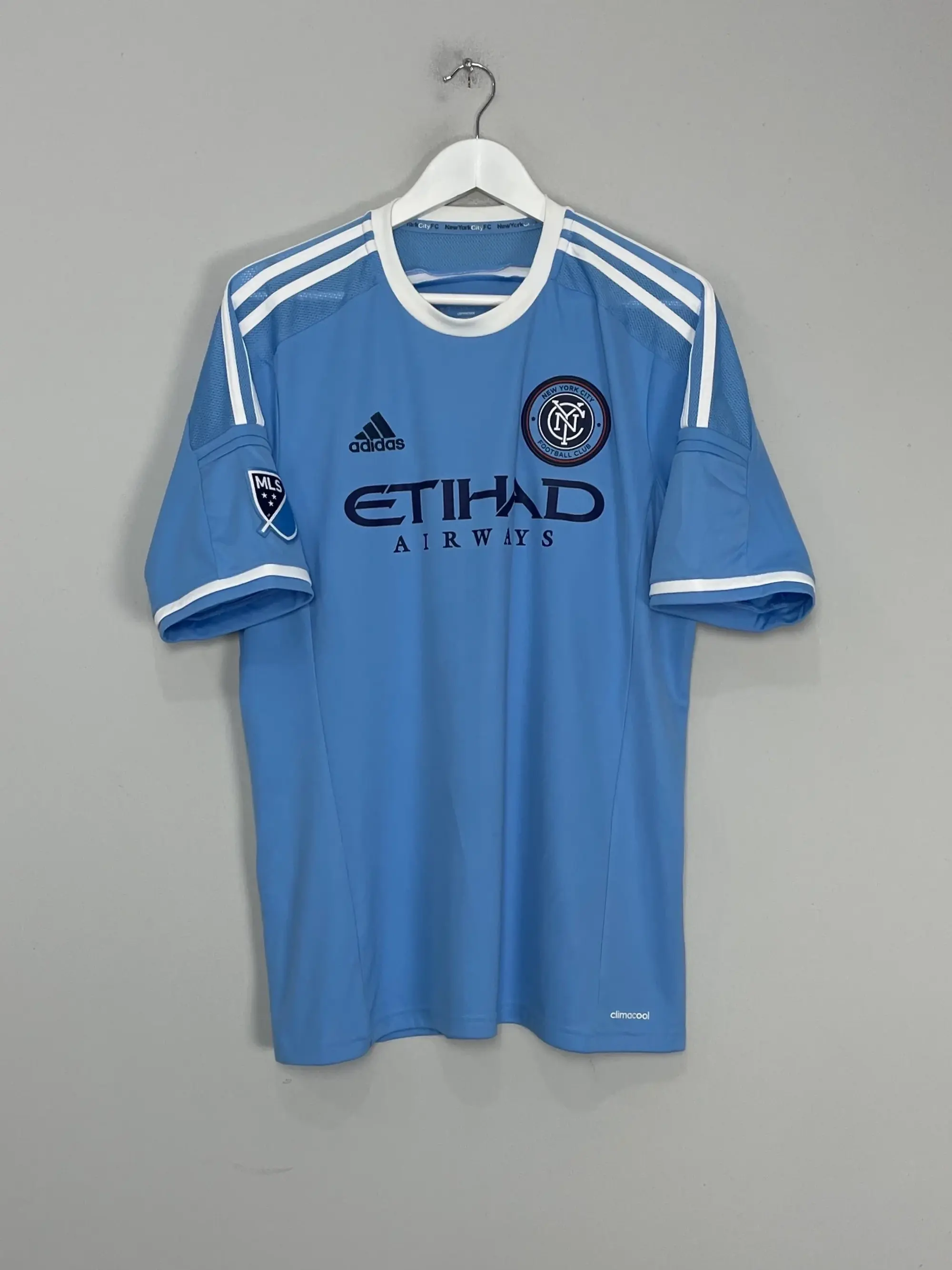 CULT KITS - 2015/16 NEW YORK CITY DAVID VILLA #7 HOME SHIRT (L) ADIDAS