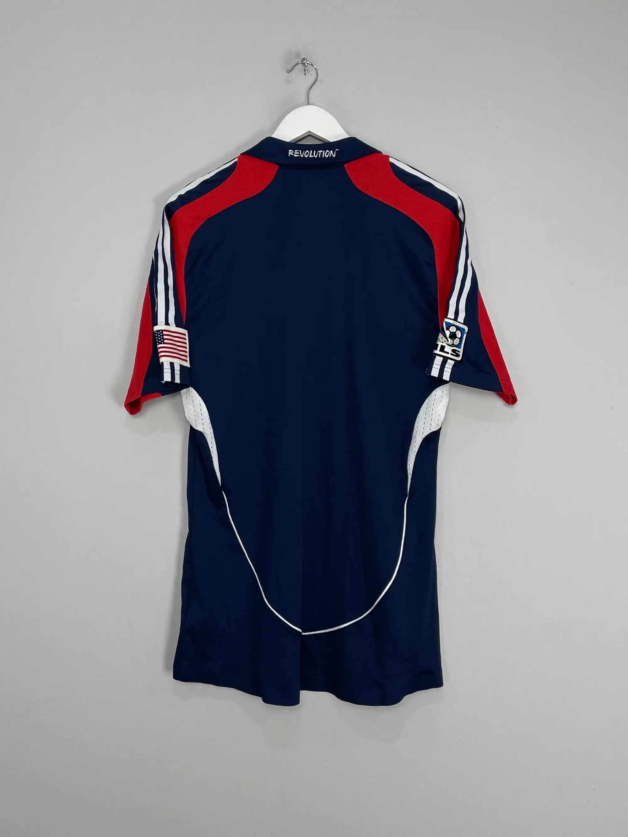 CULT KITS - 2007/08 NEW ENGLAND REVOLUTION *PLAYER ISSUE* HOME SHIRT (L) ADIDAS
