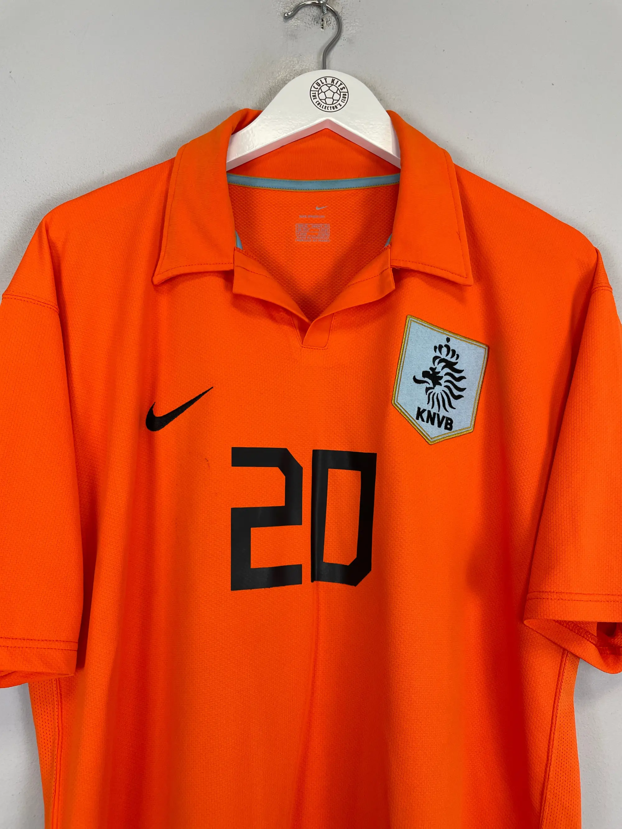 CULT KITS - 2006/08 NETHERLANDS SNEIJDER #20 HOME SHIRT (XL) NIKE