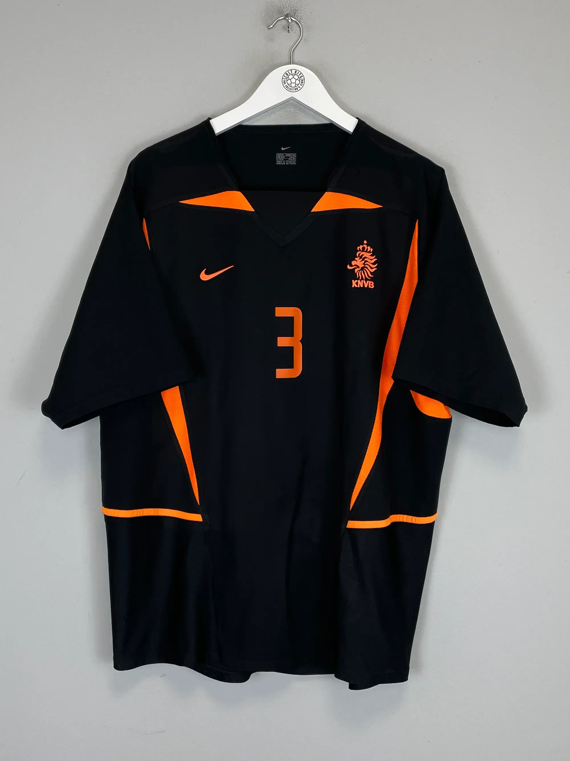 2002/04 NETHERLANDS STAM #3 AWAY SHIRT (XL) NIKE | Cult Kits