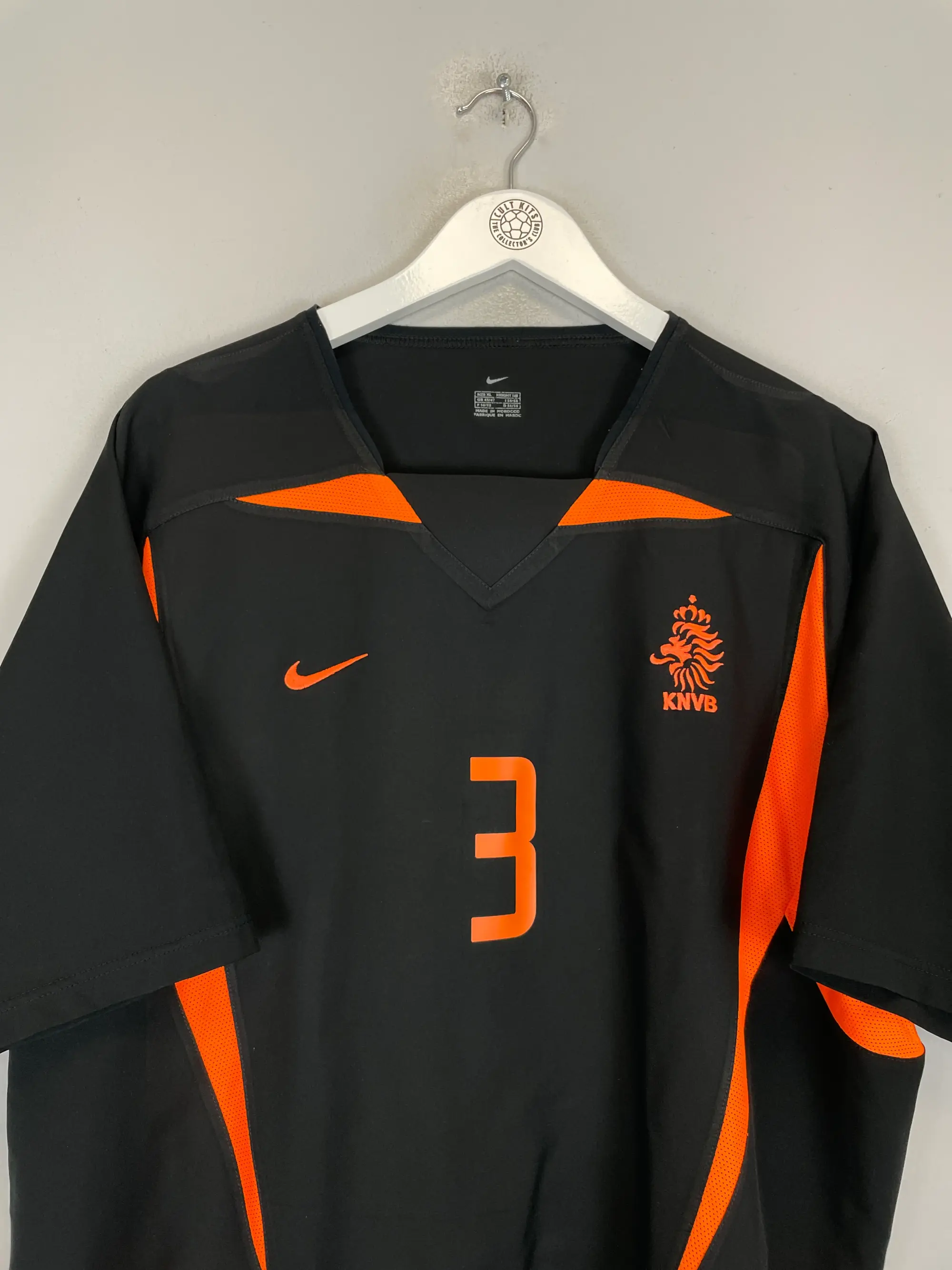 2002/04 NETHERLANDS STAM #3 AWAY SHIRT (XL) NIKE | Cult Kits