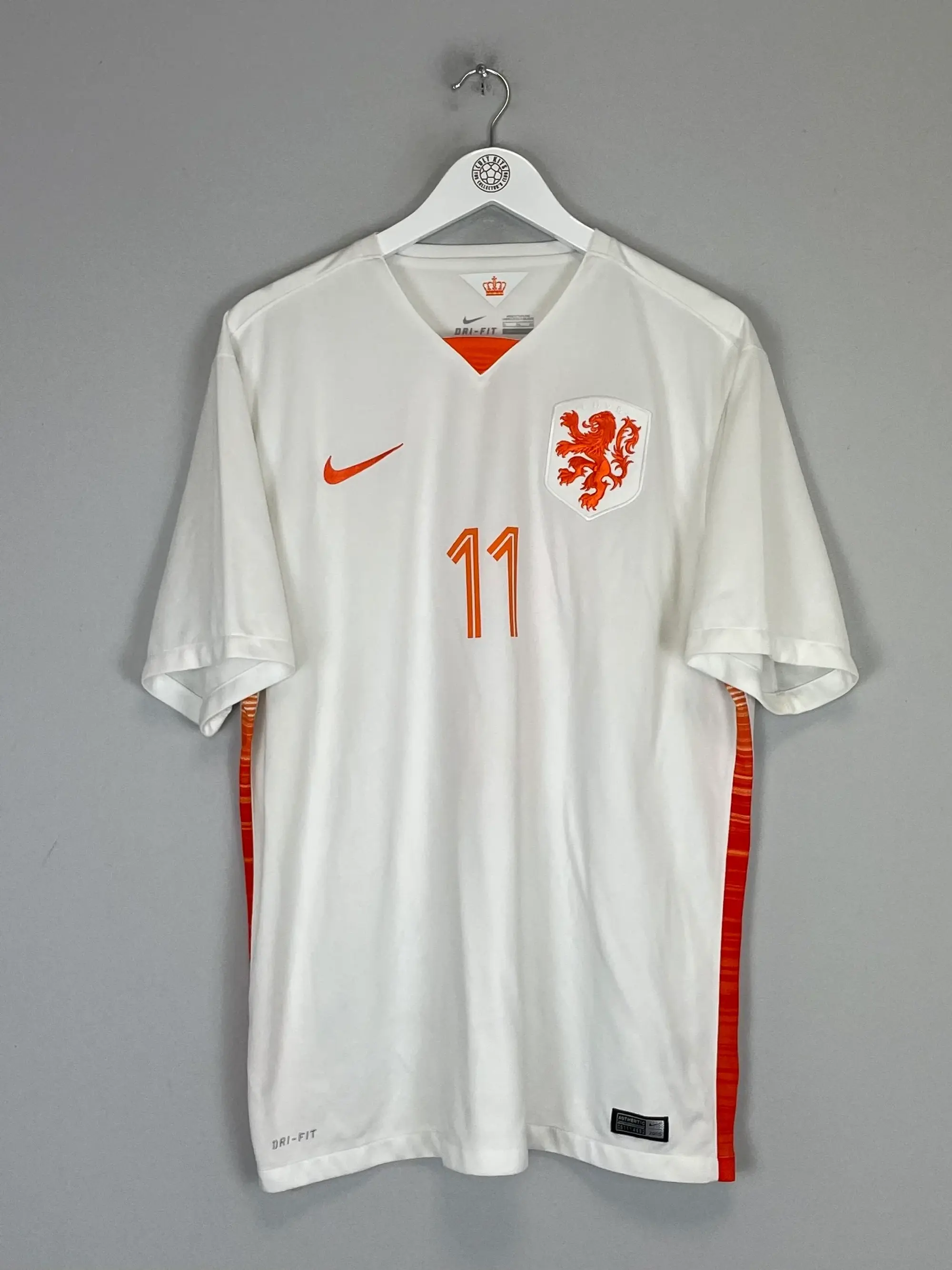 CULT KITS - 2015/16 NETHERLANDS ROBBEN #11 AWAY SHIRT (XL) NIKE
