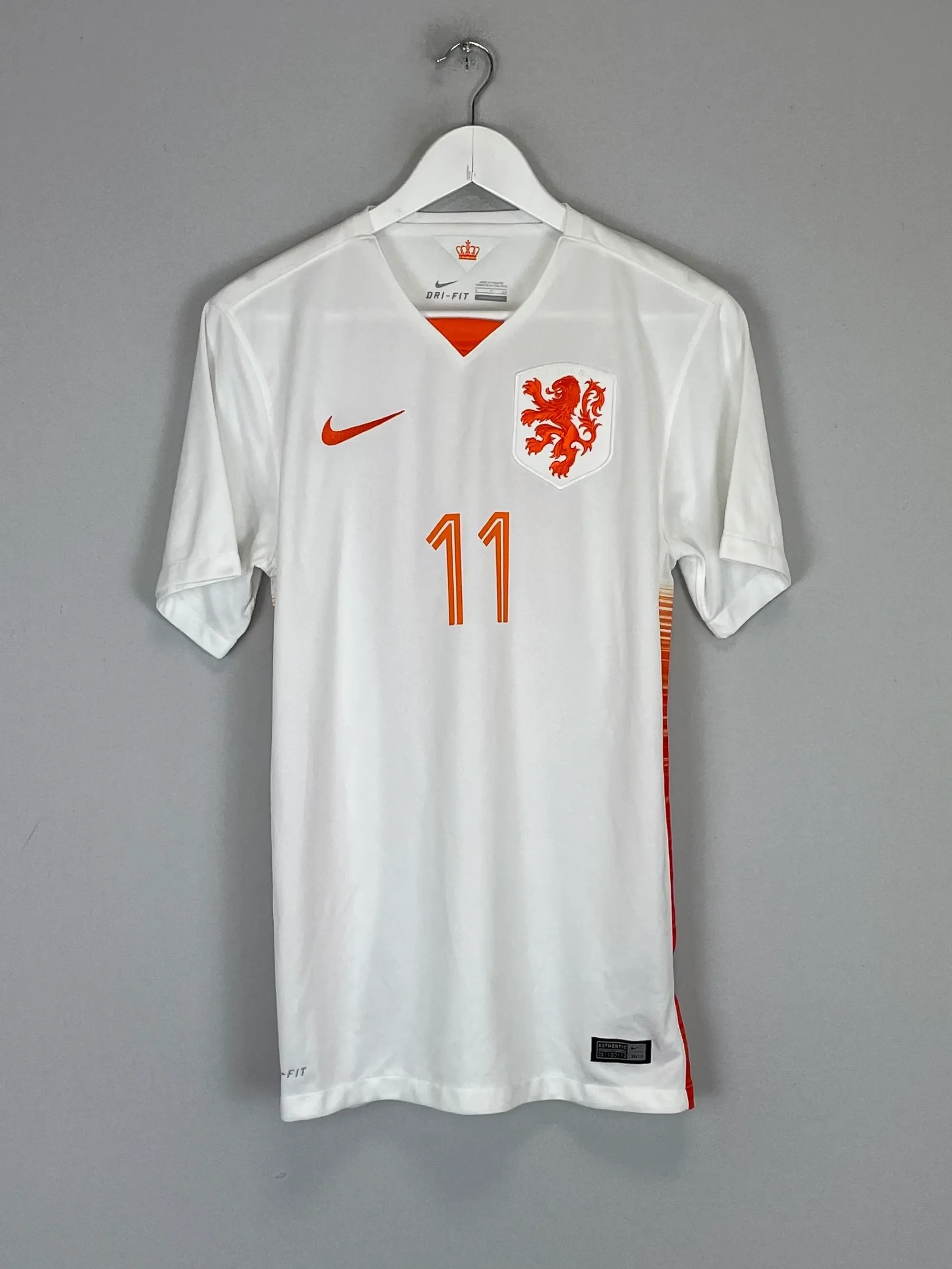 CULT KITS - 2015 NETHERLANDS ROBBEN #11 AWAY SHIRT (S) NIKE