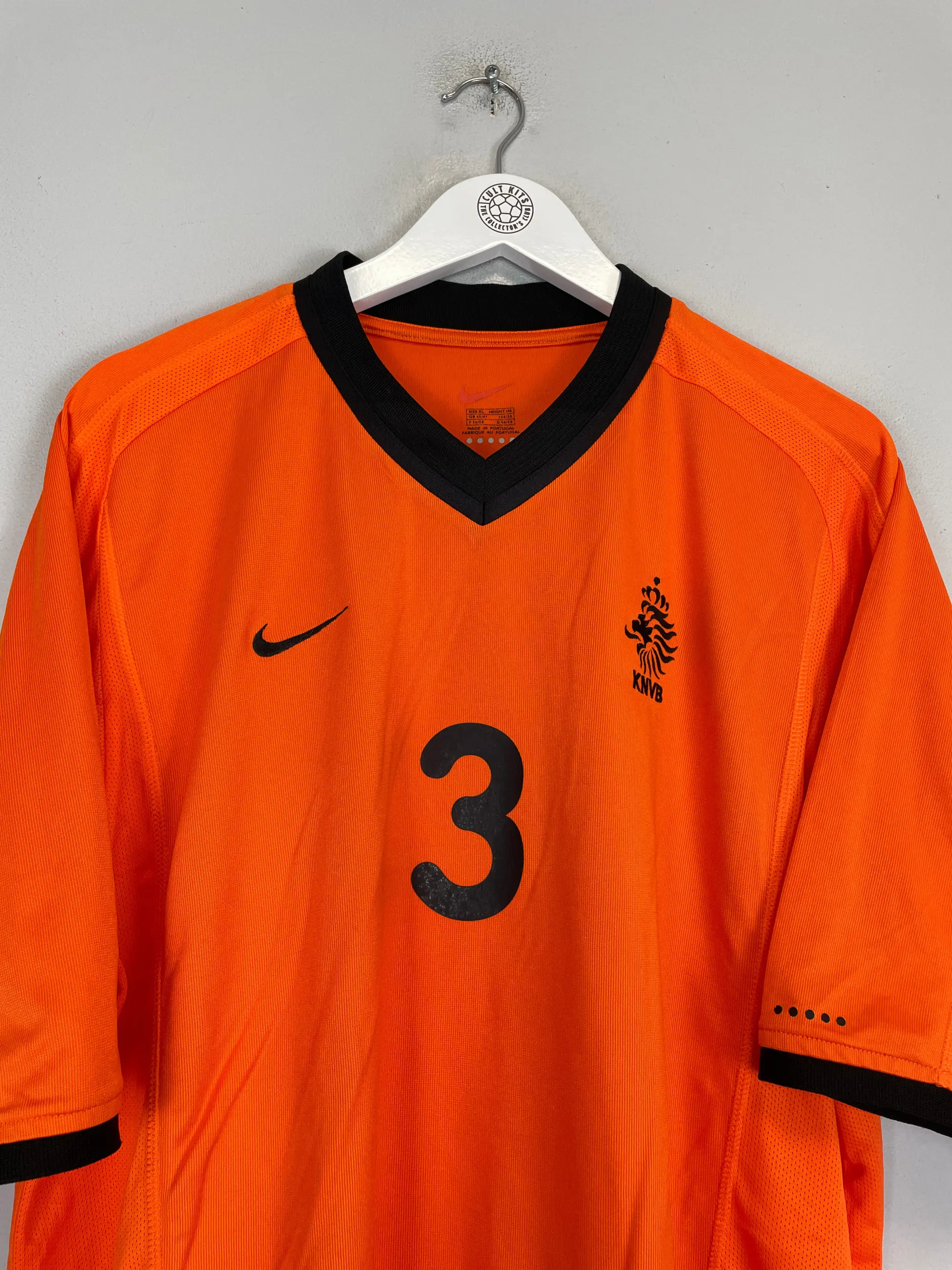 2000/02 NETHERLANDS STAM #3 HOME SHIRT (XL) NIKE | Cult Kits