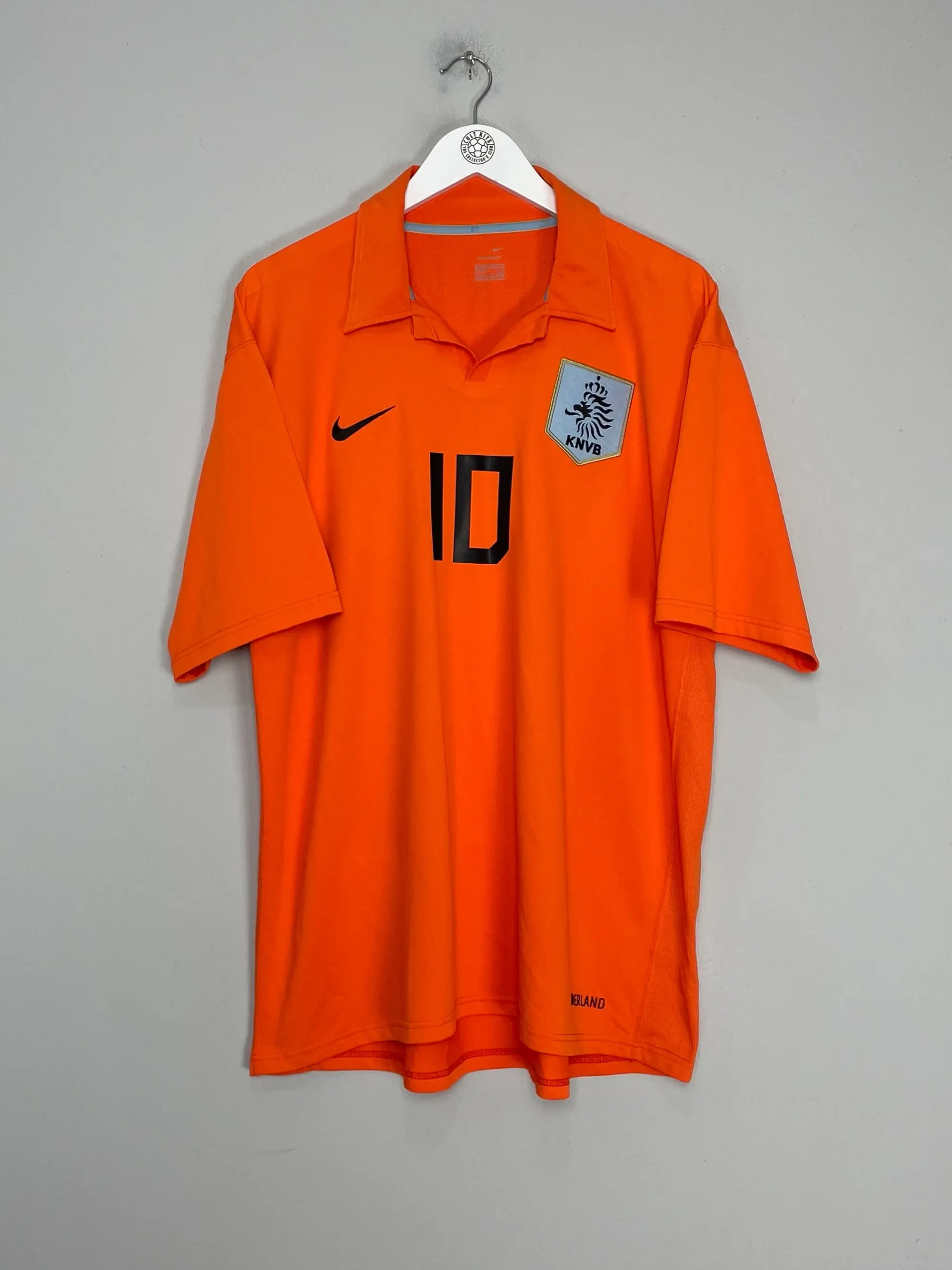 CULT KITS - 2006/08 NETHERLANDS VAN DER VAART #10 HOME SHIRT (XXL) NIKE