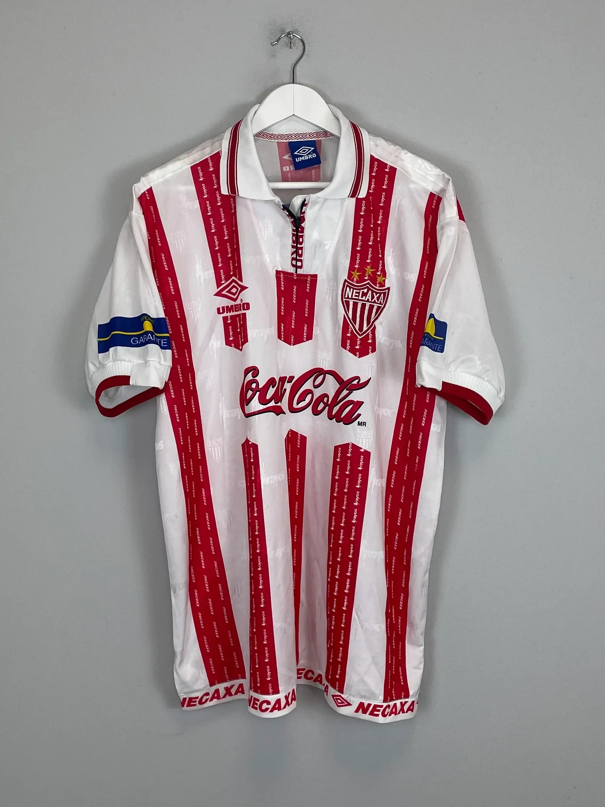 CULT KITS - 1999/00 NECAXA HOME SHIRT (XL) UMBRO