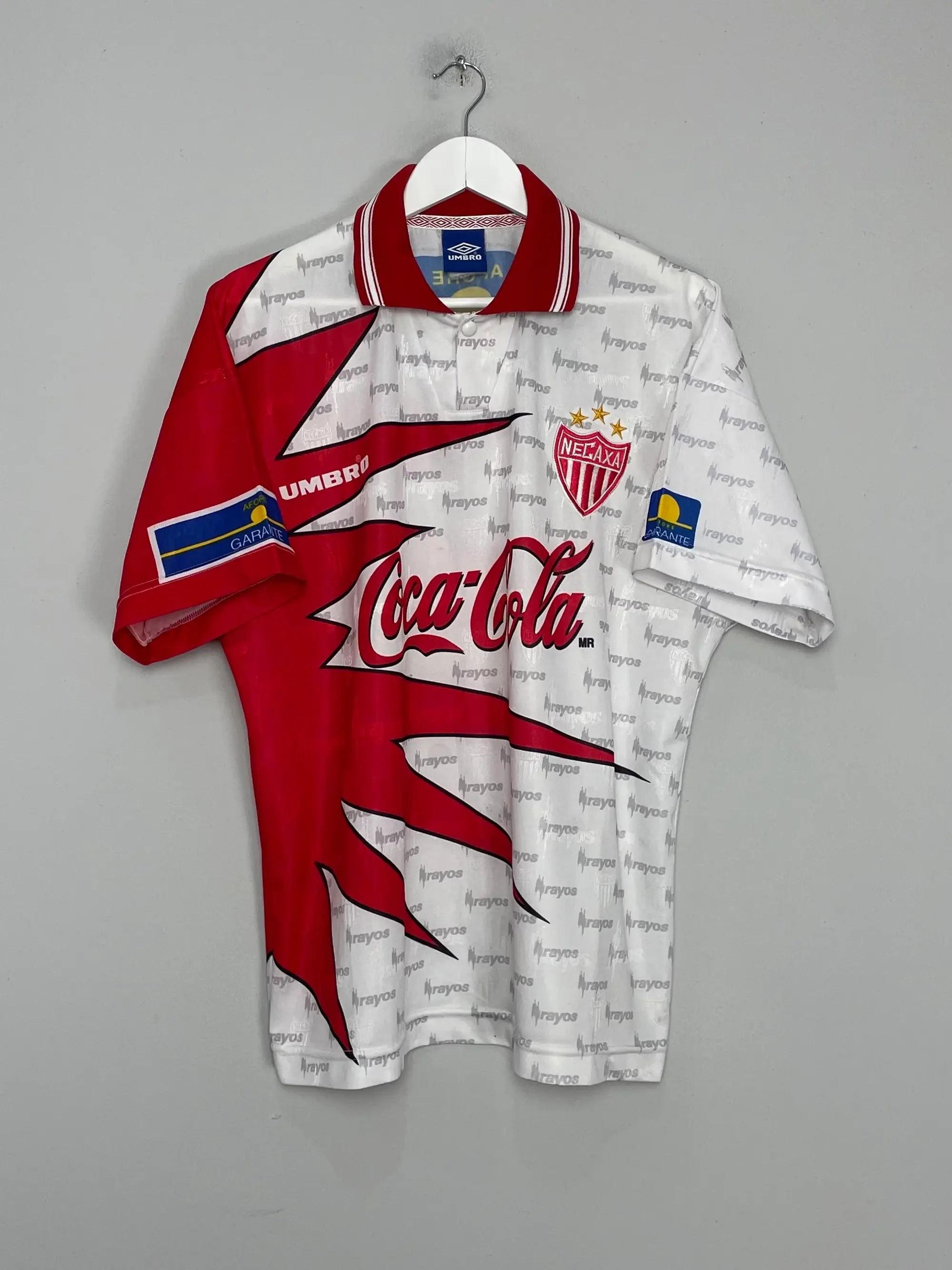CULT KITS - 1999 NECAXA HOME SHIRT (L) UMBRO