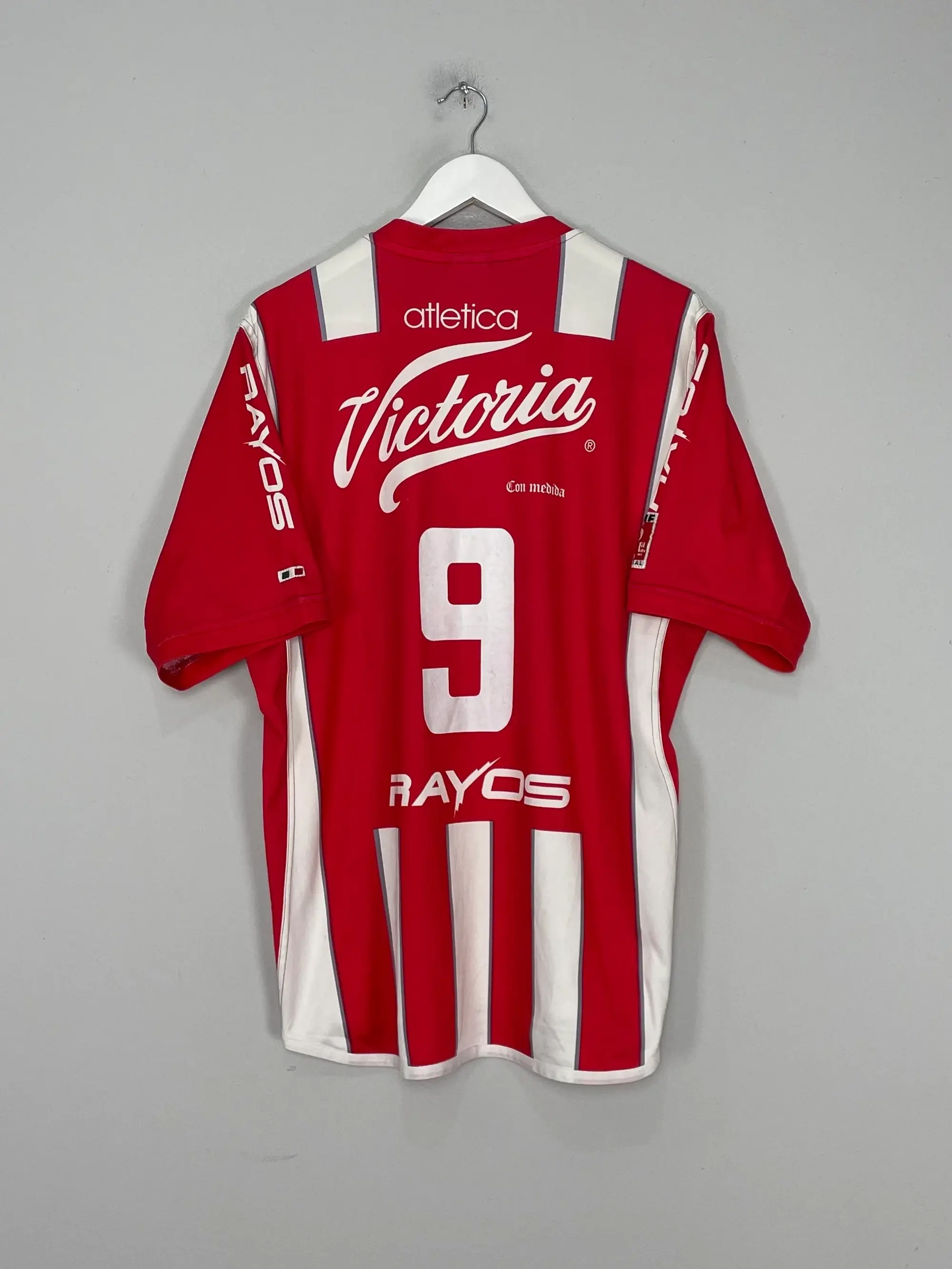 CULT KITS - 2003/05 NECAXA *SIGNED* #9 HOME SHIRT (XL) ATLETICA