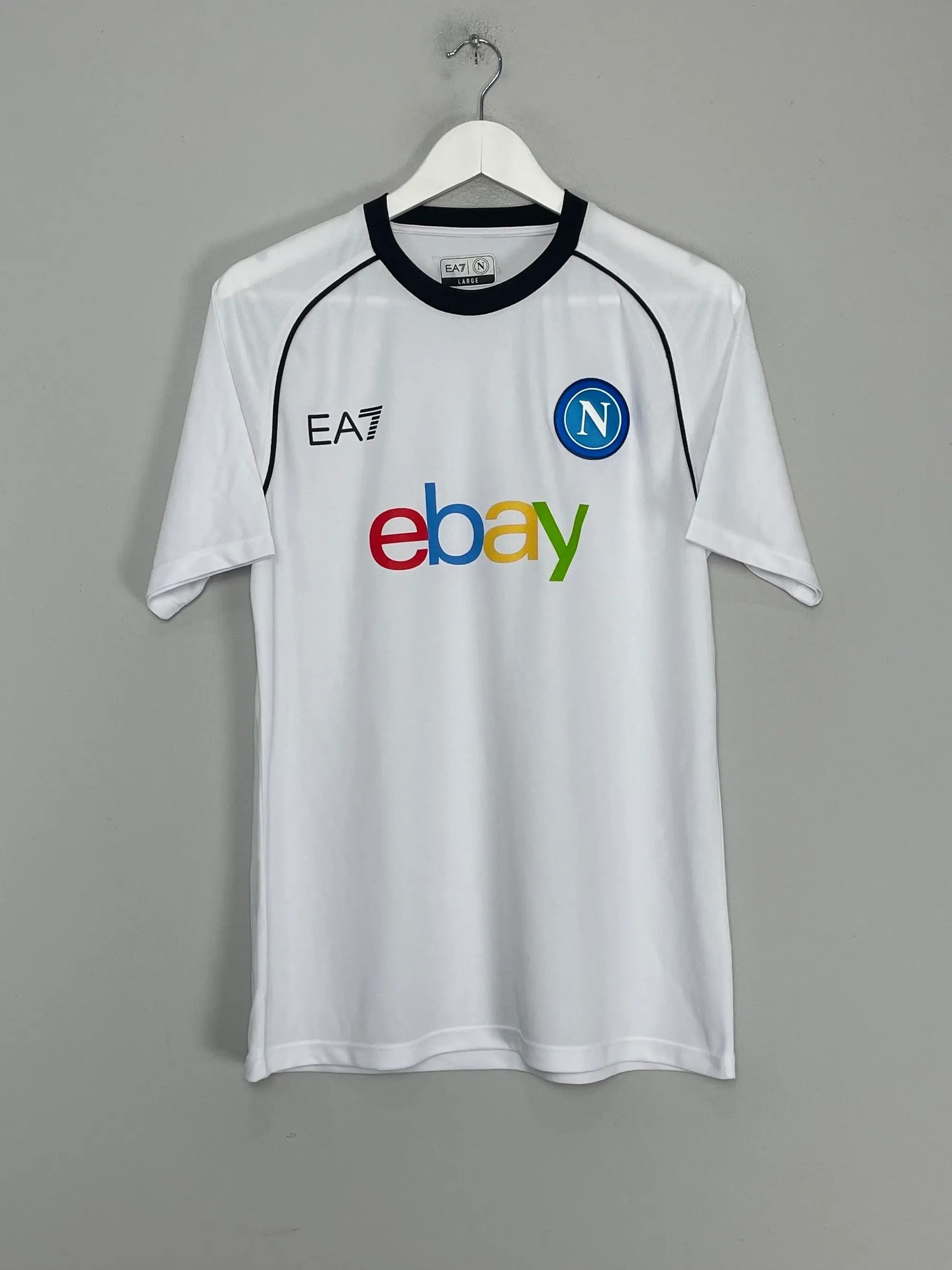 CULT KITS - 2023/24 NAPOLI TRAINING SHIRT (L) EA7