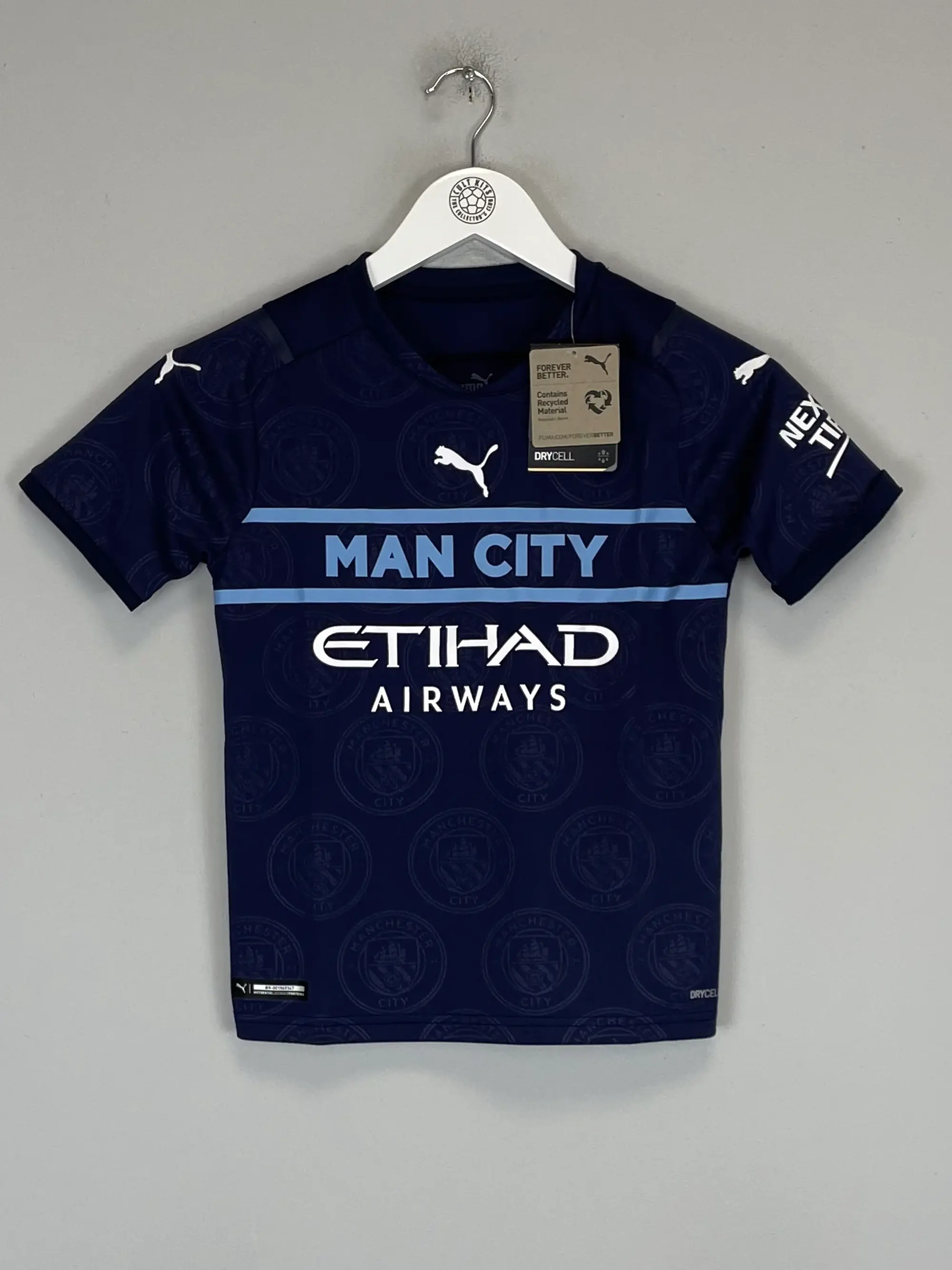 2021/22 Manchester City *BNWT* Third Shirt (Kids - Multiple Sizes) Puma, Small Boys / Manchester City / 2021