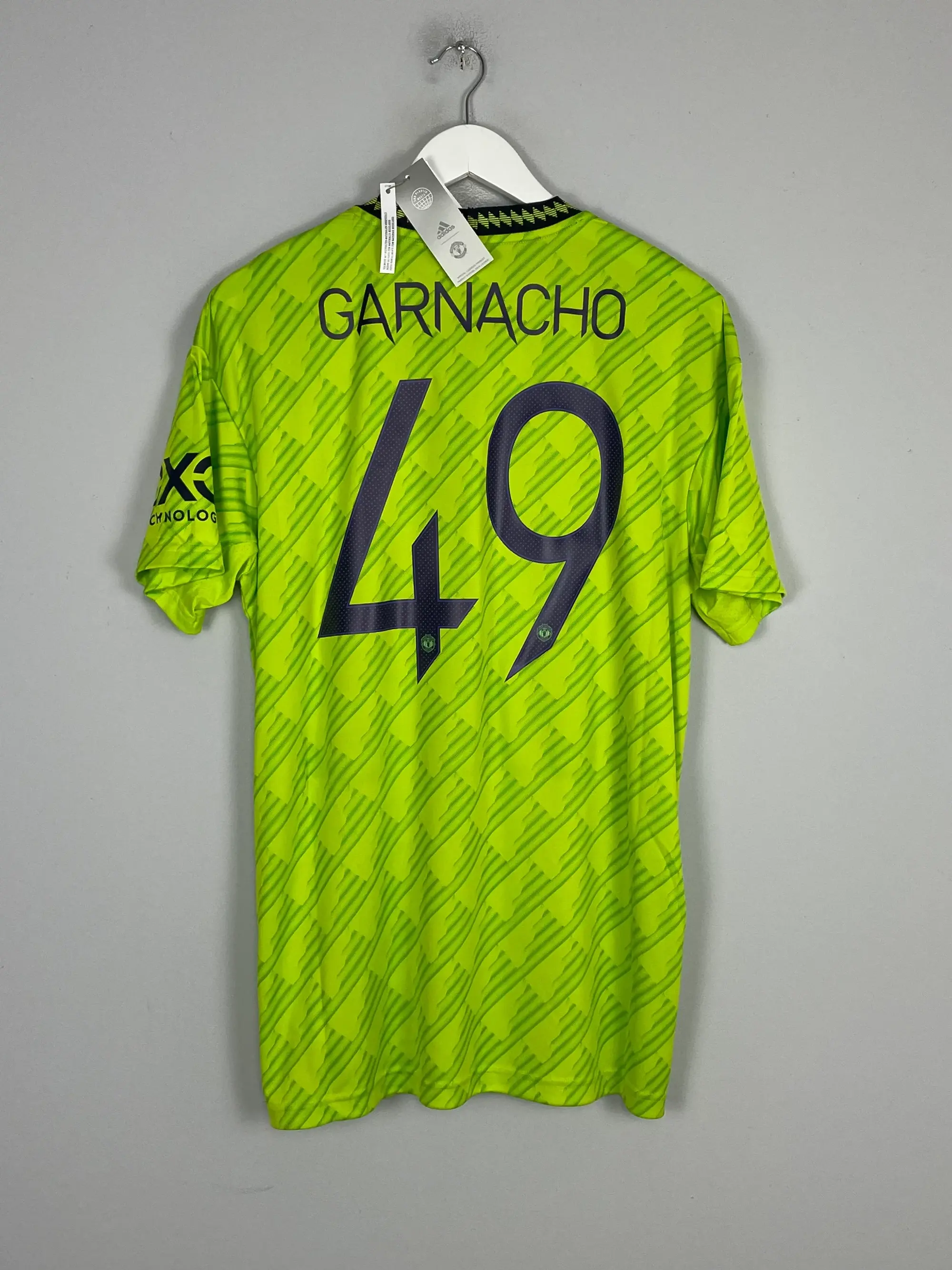 CULT KITS - 2022/23 MANCHESTER UNITED GARNACHO #49 *BNWT* THIRD SHIRT (MULTIPLE SIZES) ADIDAS, Medium / Manchester United / 2022