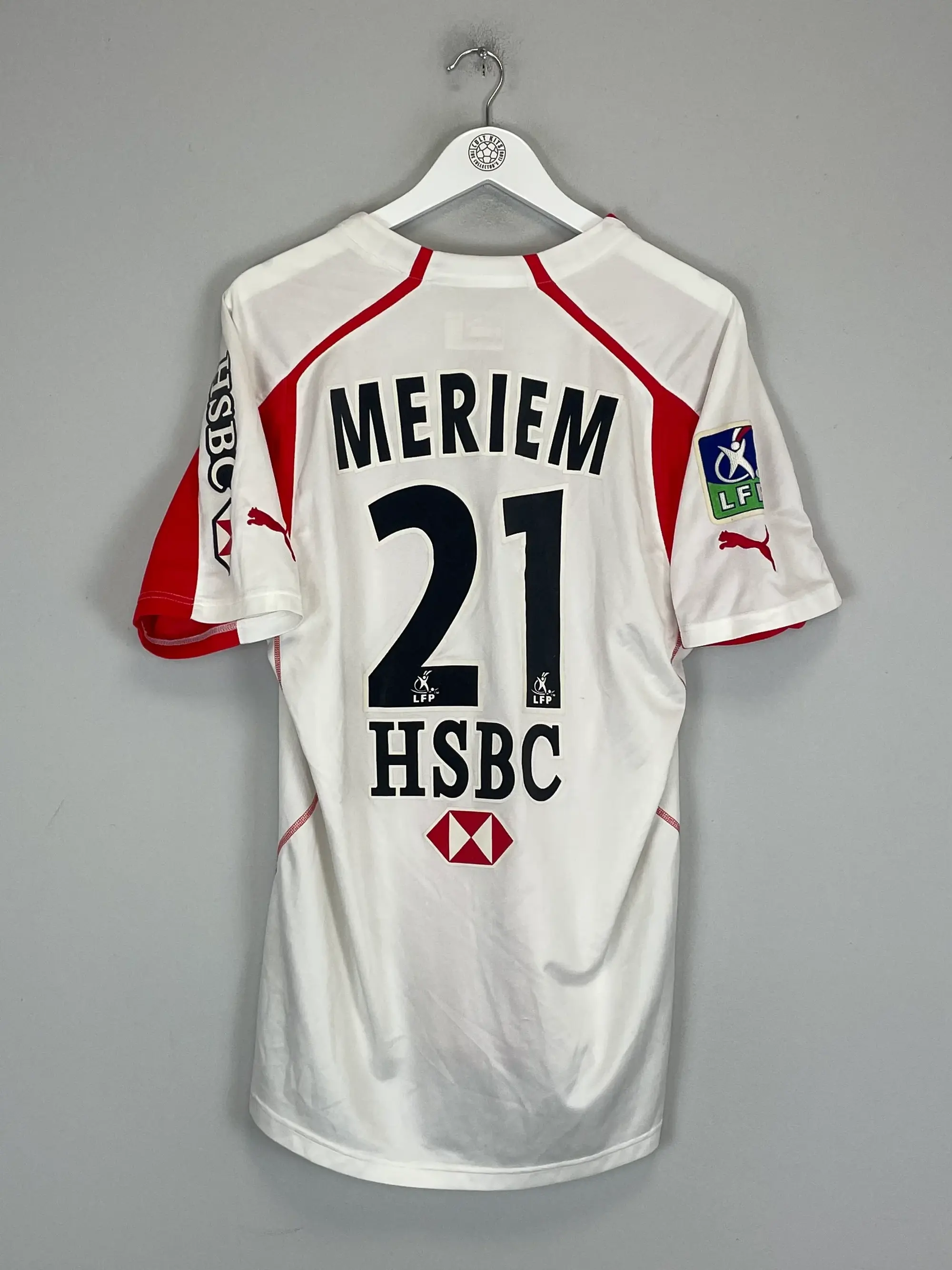 CULT KITS - 2005/06 MONACO MERIEM #21 *MATCH ISSUE* HOME SHIRT (L) PUMA
