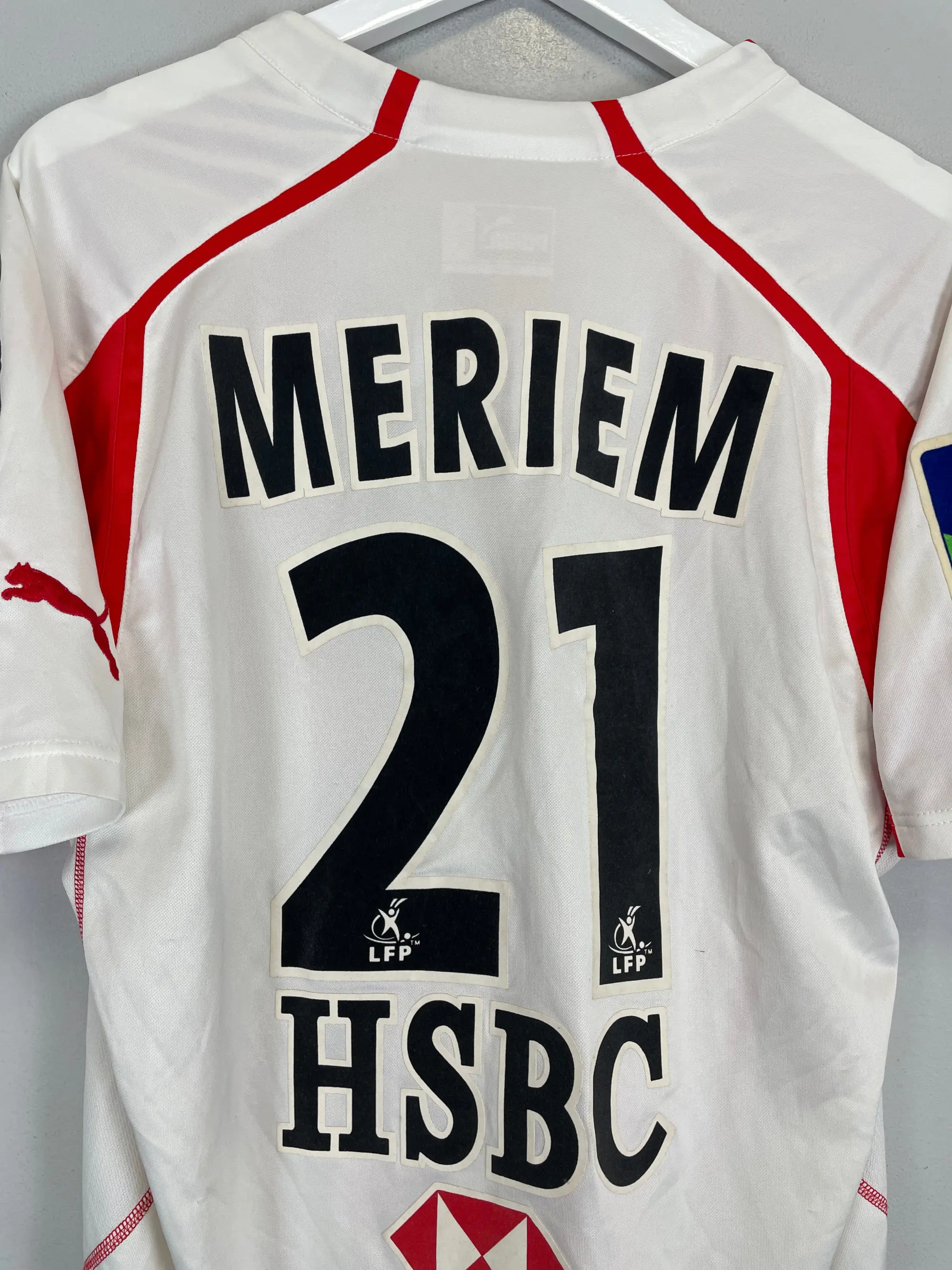 CULT KITS - 2005/06 MONACO MERIEM #21 *MATCH ISSUE* HOME SHIRT (L) PUMA