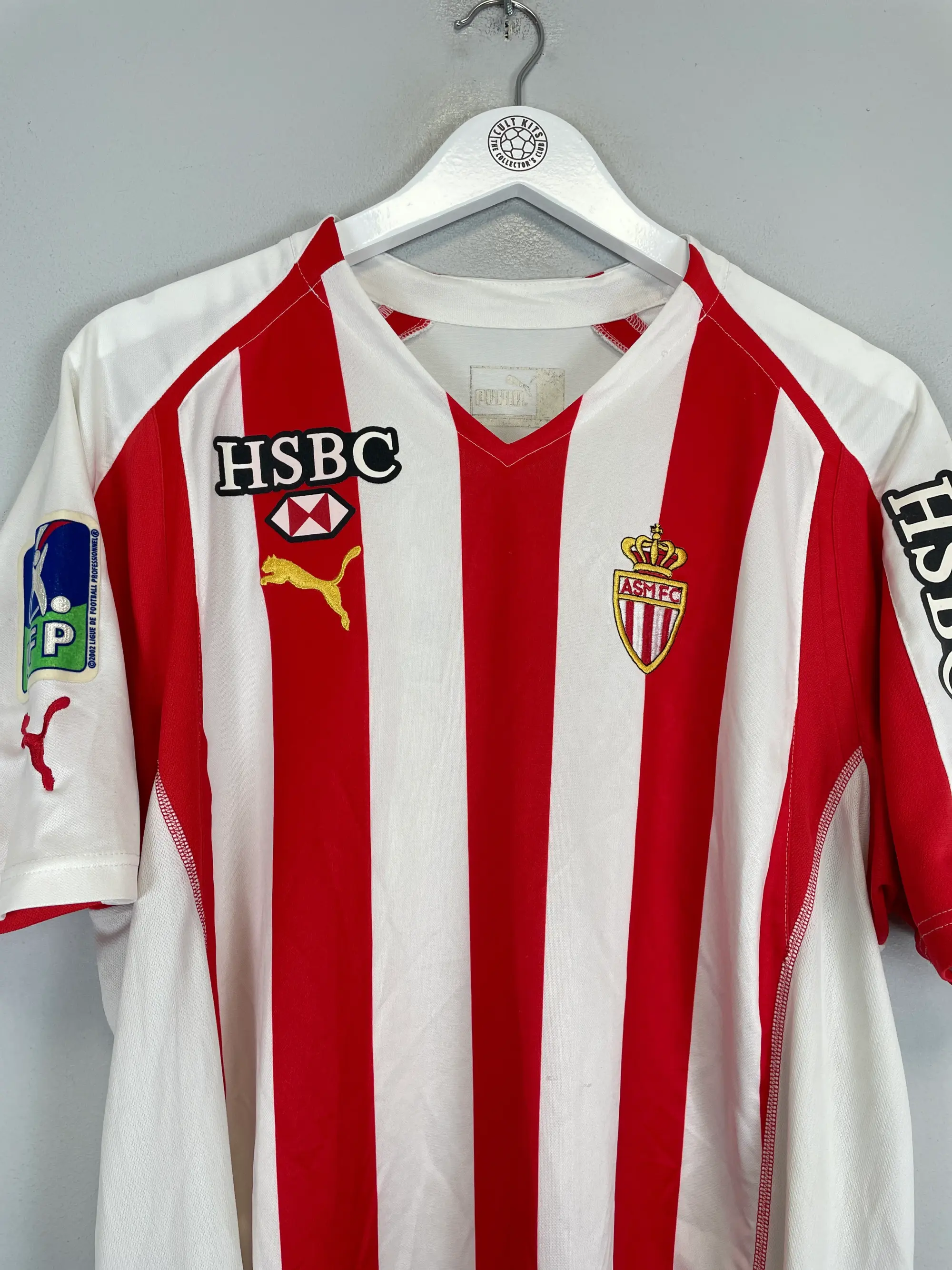 CULT KITS - 2005/06 MONACO MERIEM #21 *MATCH ISSUE* HOME SHIRT (L) PUMA