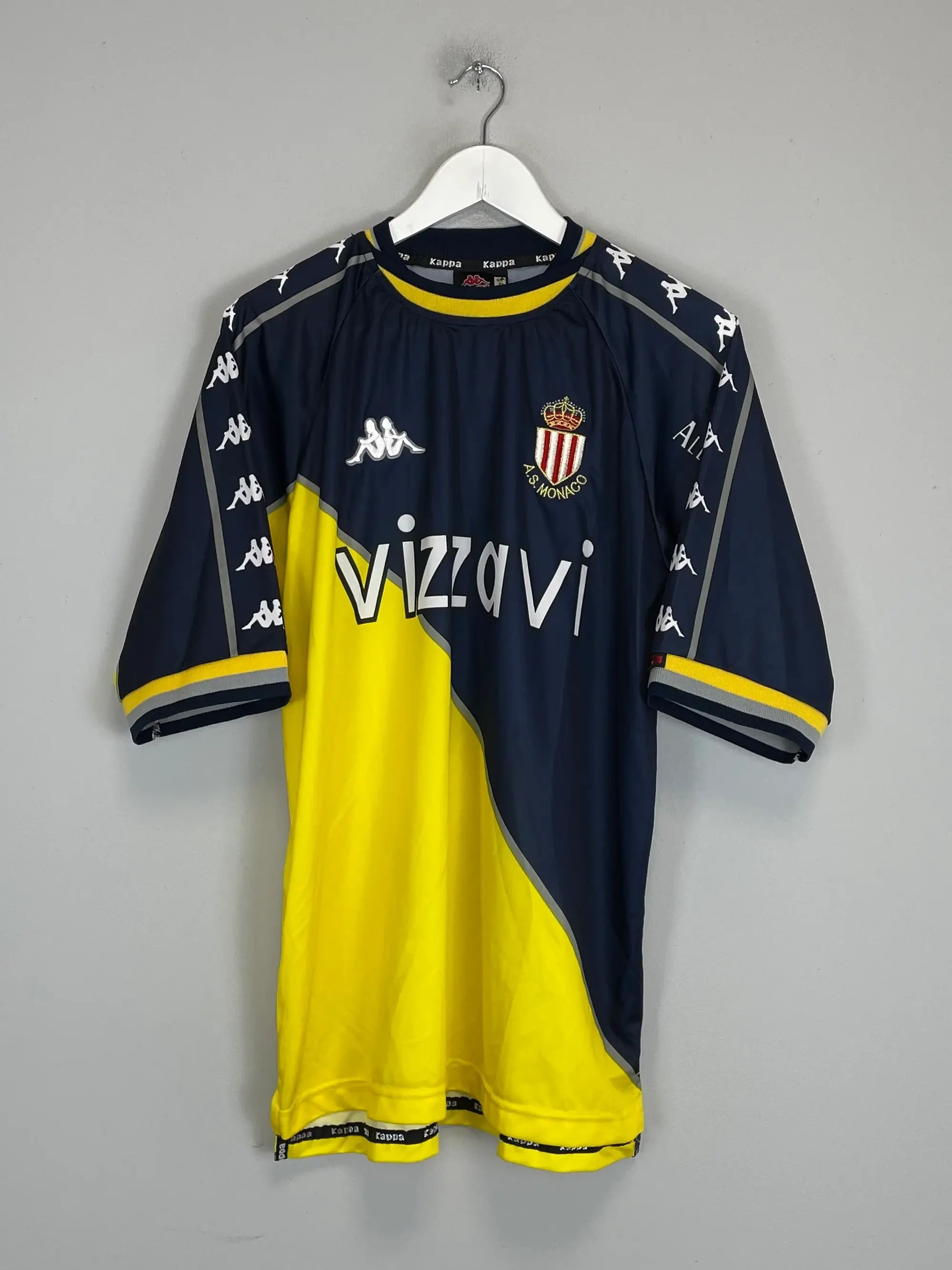 CULT KITS - 1999/00 MONACO AWAY SHIRT (L) KAPPA