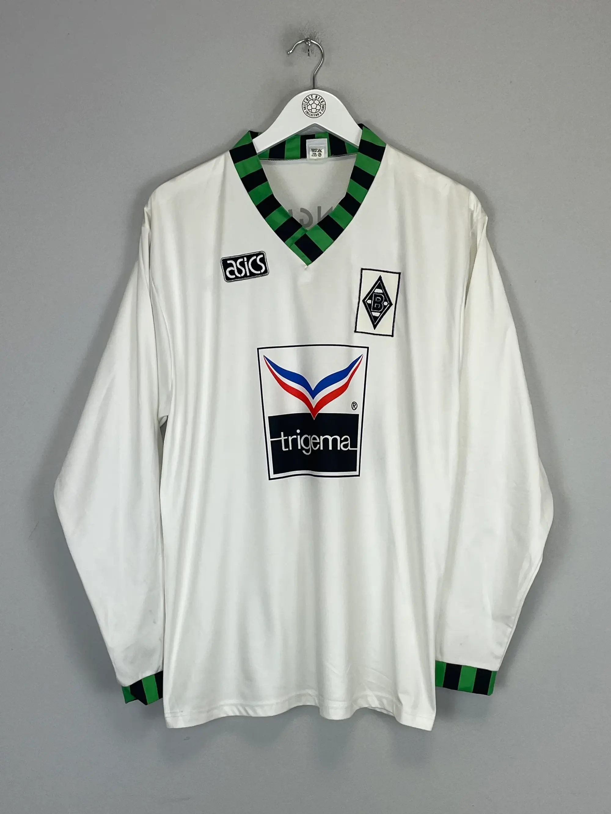 CULT KITS - 1992/94 MONCHENGLADBACH L/S HOME SHIRT (L) ASICS