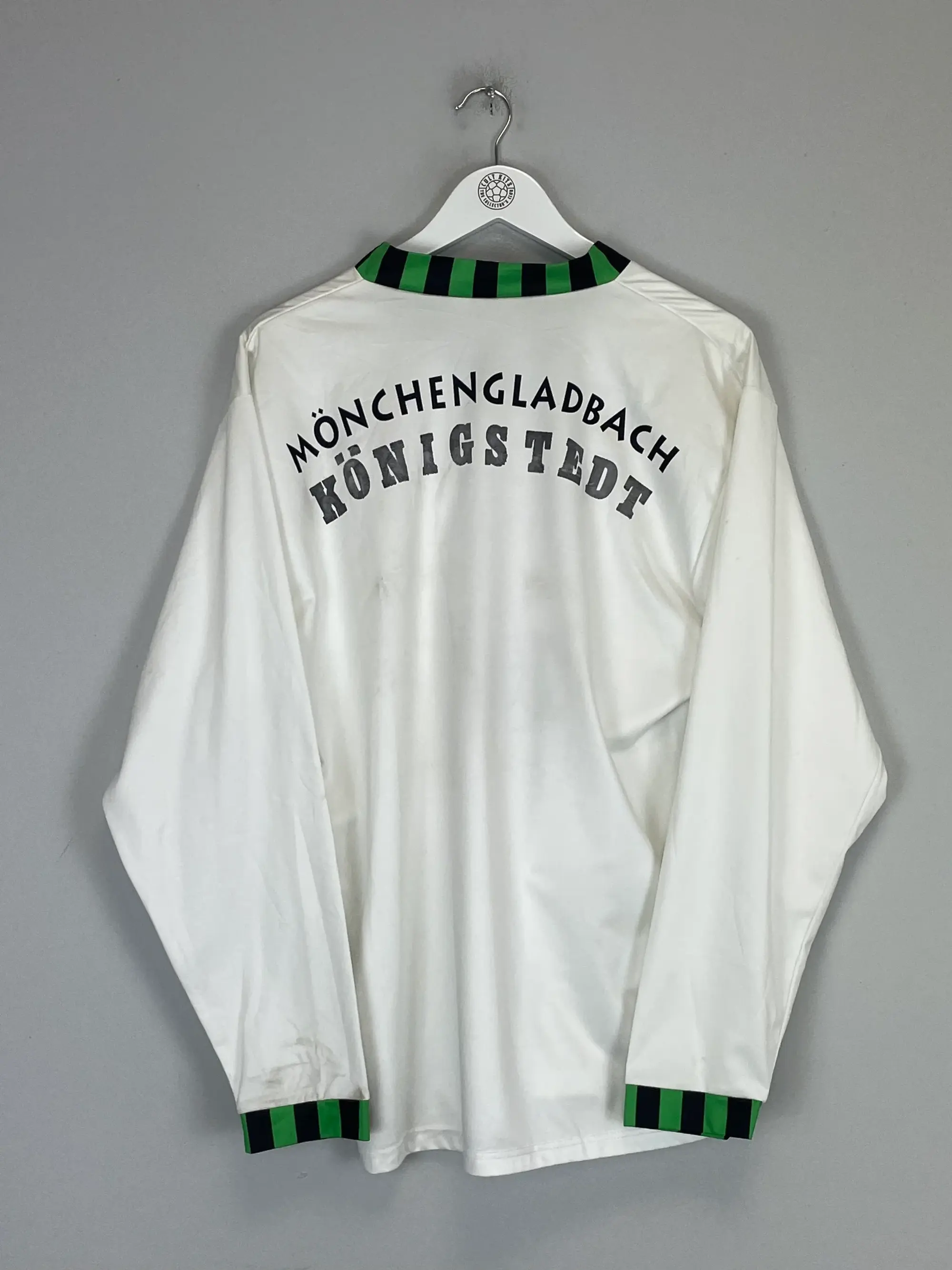 CULT KITS - 1992/94 MONCHENGLADBACH L/S HOME SHIRT (L) ASICS