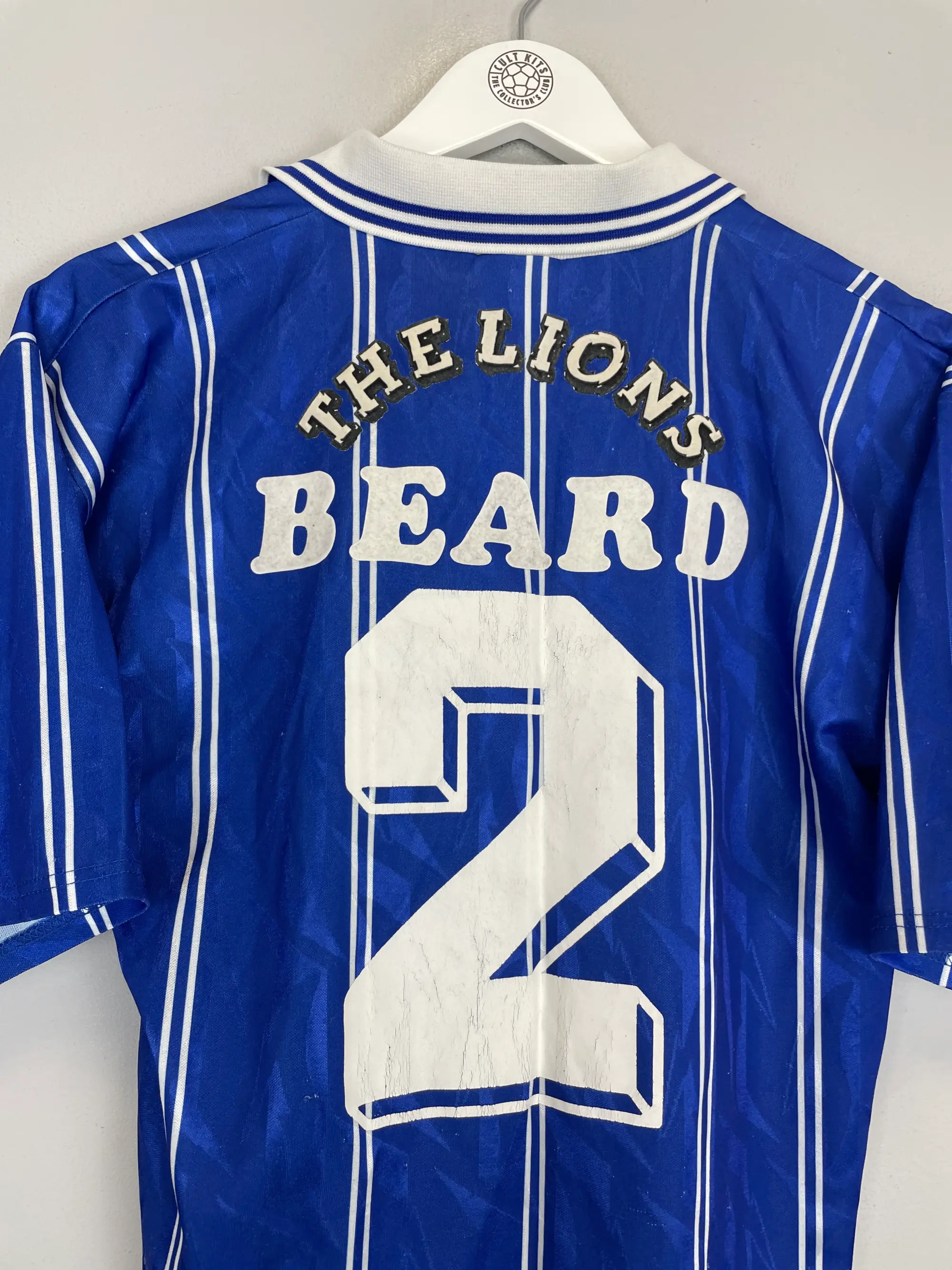 CULT KITS - 1993/94 MILLWALL BEARD #2 HOME SHIRT (S) BUKTA