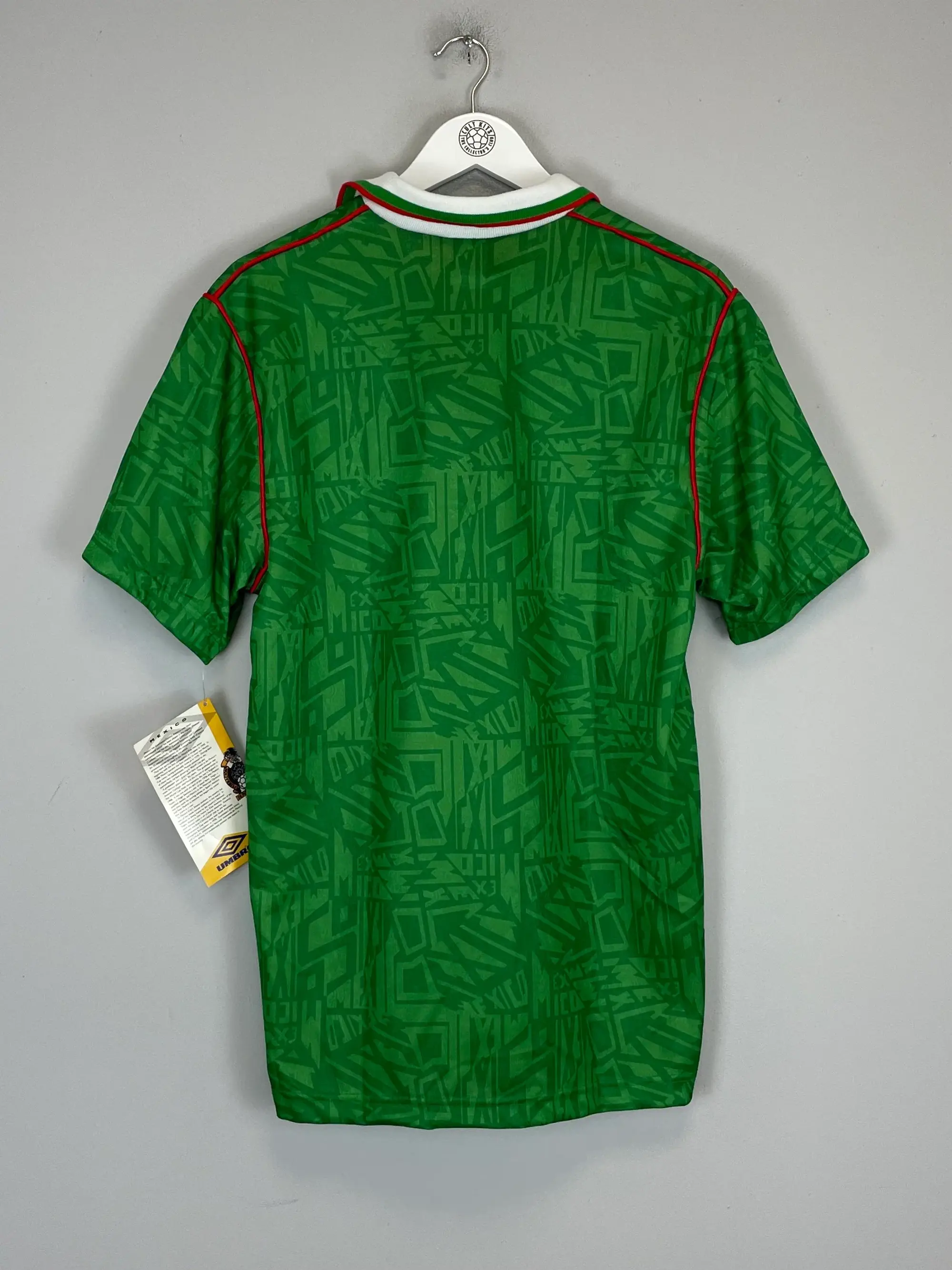 CULT KITS - 1994 MEXICO *BNWT* HOME SHIRT (M) UMBRO