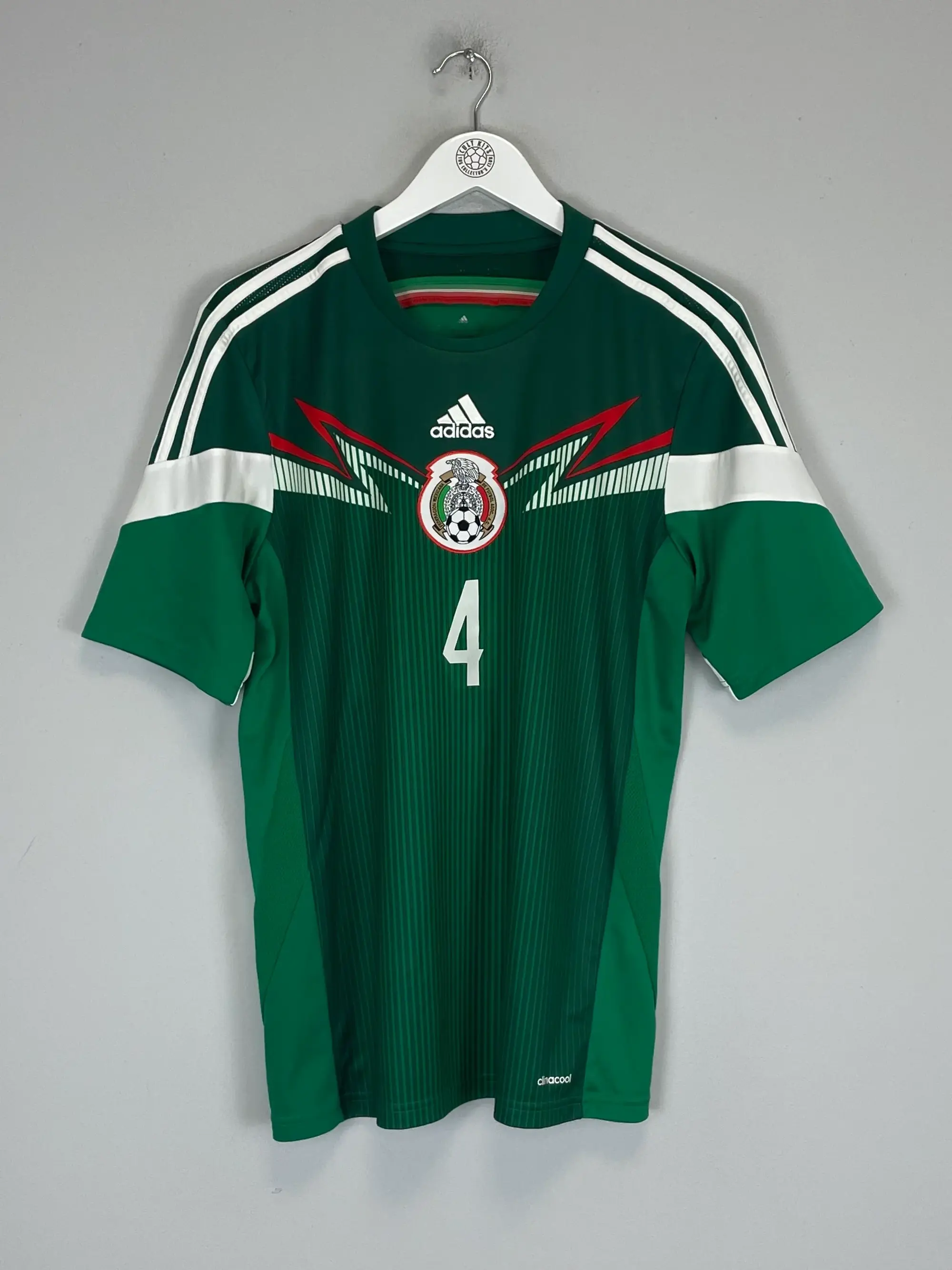 CULT KITS - 2014/15 MEXICO R.MARQUEZ #4 HOME SHIRT (M) ADIDAS