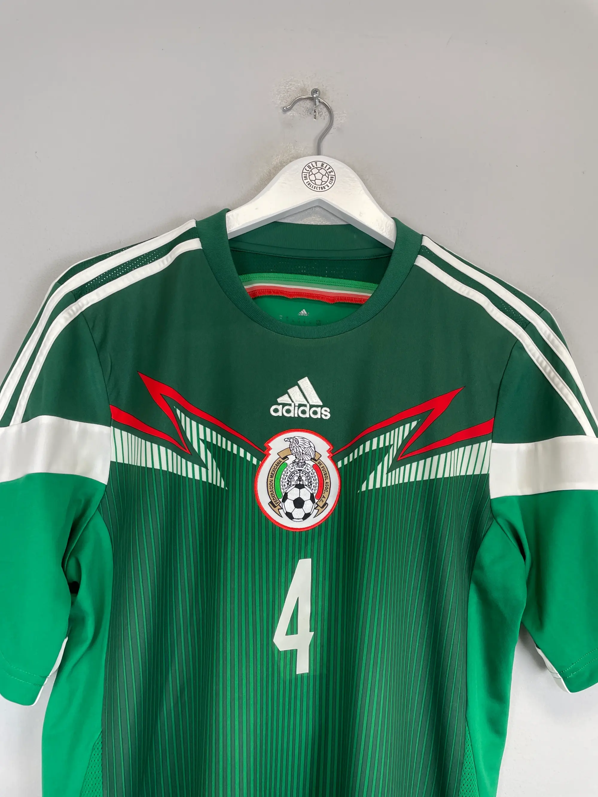 CULT KITS - 2014/15 MEXICO R.MARQUEZ #4 HOME SHIRT (M) ADIDAS