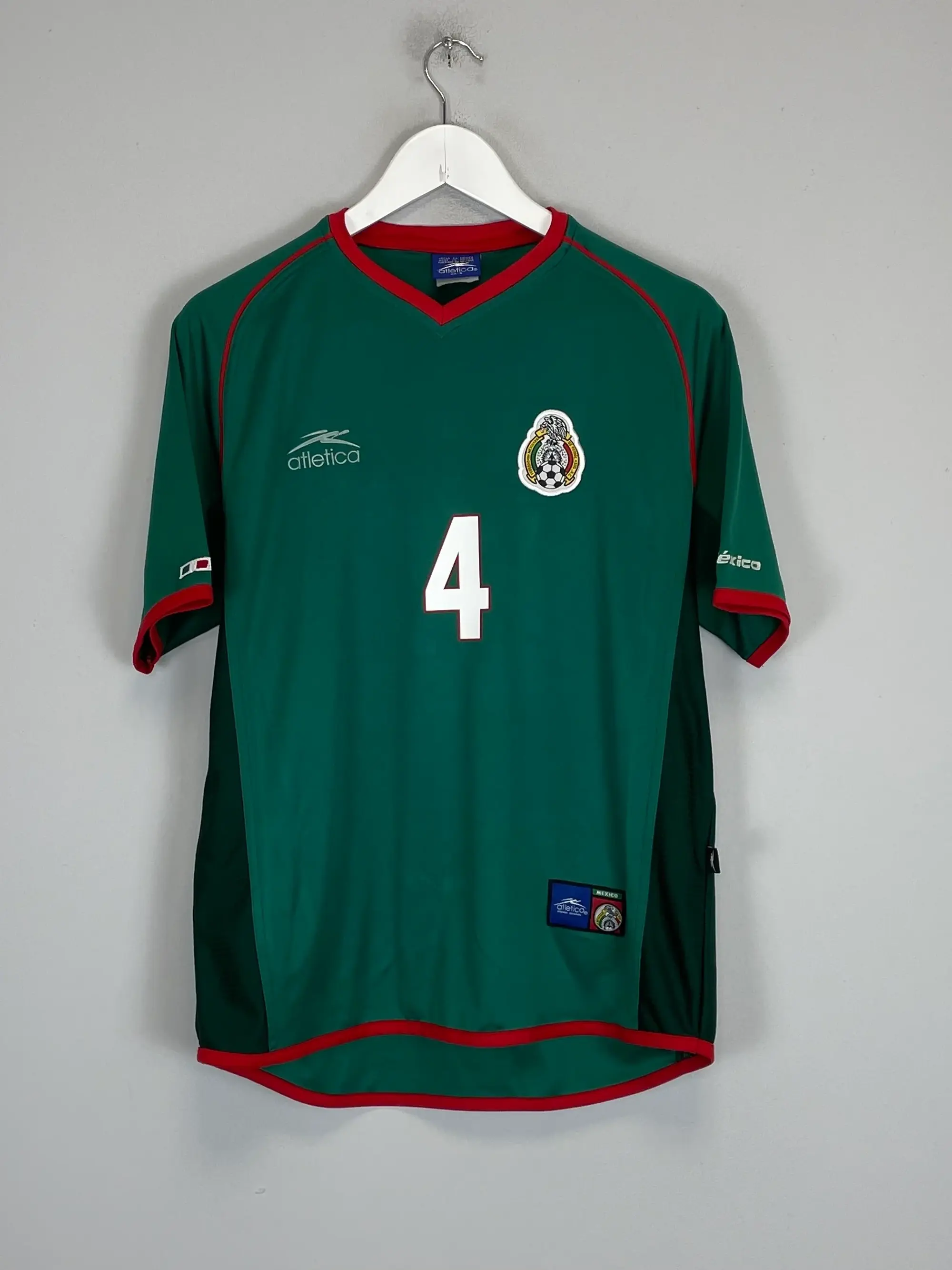 CULT KITS - 2002/03 MEXICO MARQUEZ #4 HOME SHIRT (S) ATLETICA