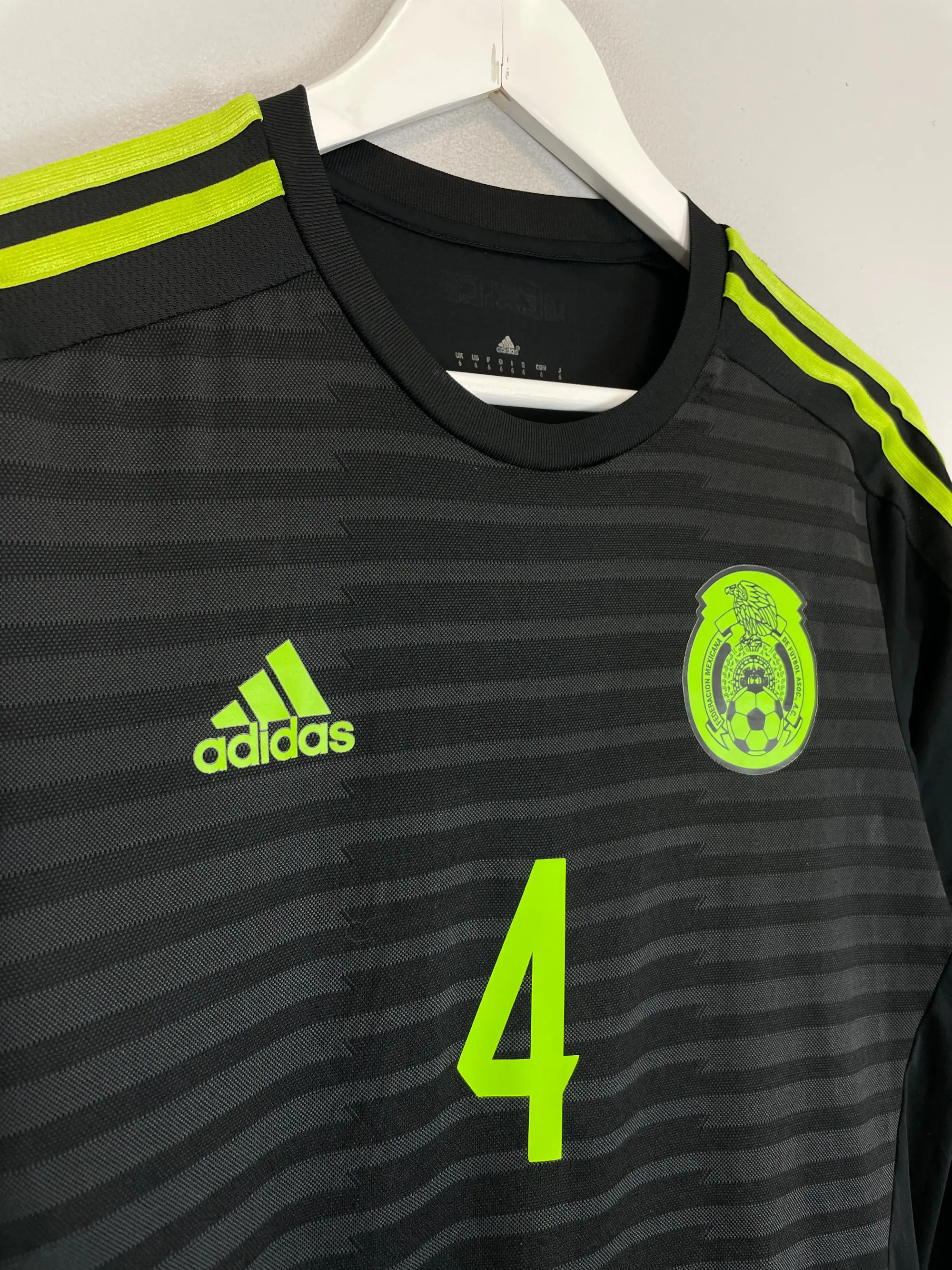 CULT KITS - 2016/17 MEXICO MARQUEZ #4 L/S HOME SHIRT (M) ADIDAS