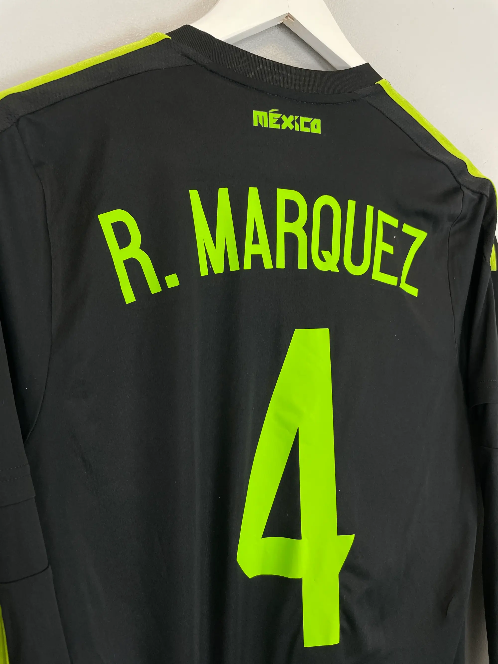 CULT KITS - 2016/17 MEXICO MARQUEZ #4 L/S HOME SHIRT (M) ADIDAS