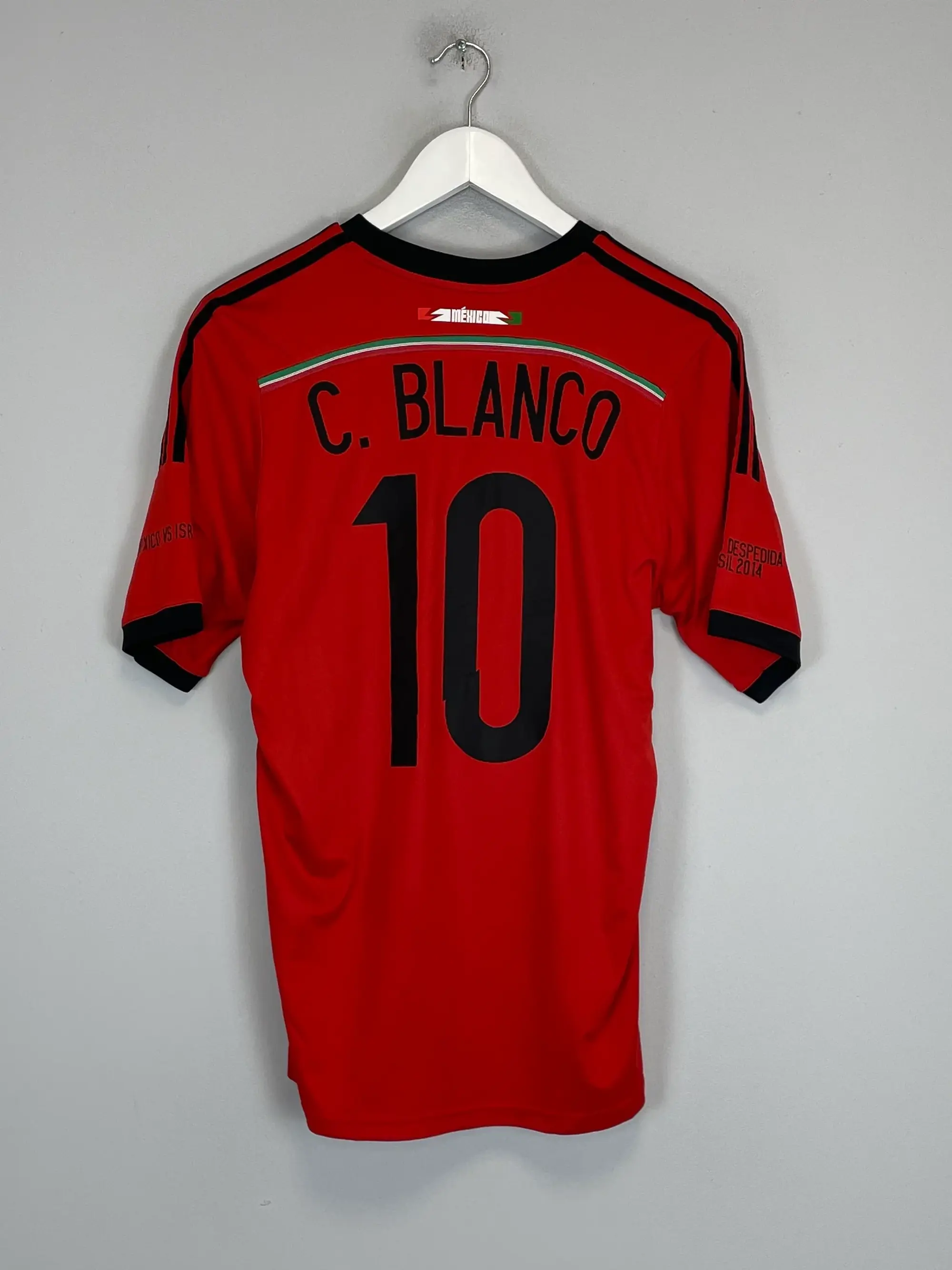 CULT KITS - 2014/15 MEXICO BLANCO #10 *TRIBUTE* AWAY SHIRT (S) ADIDAS