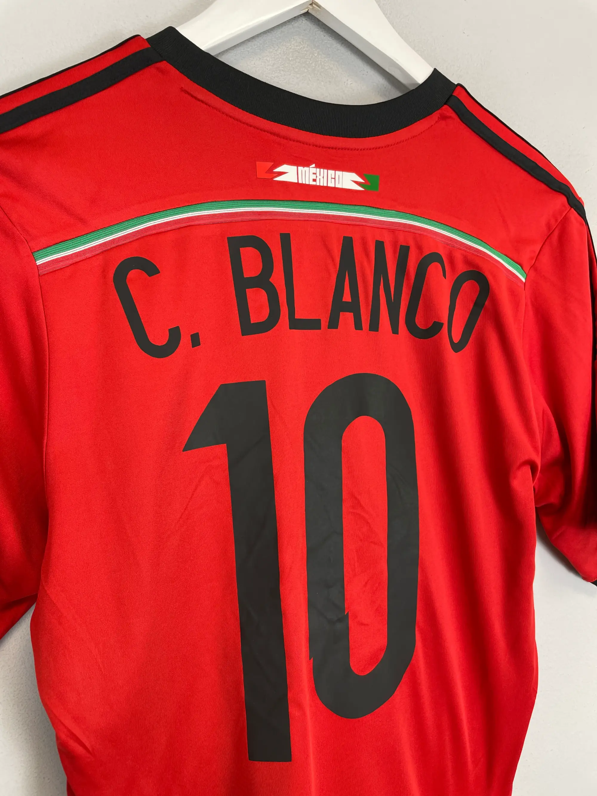 CULT KITS - 2014/15 MEXICO BLANCO #10 *TRIBUTE* AWAY SHIRT (S) ADIDAS