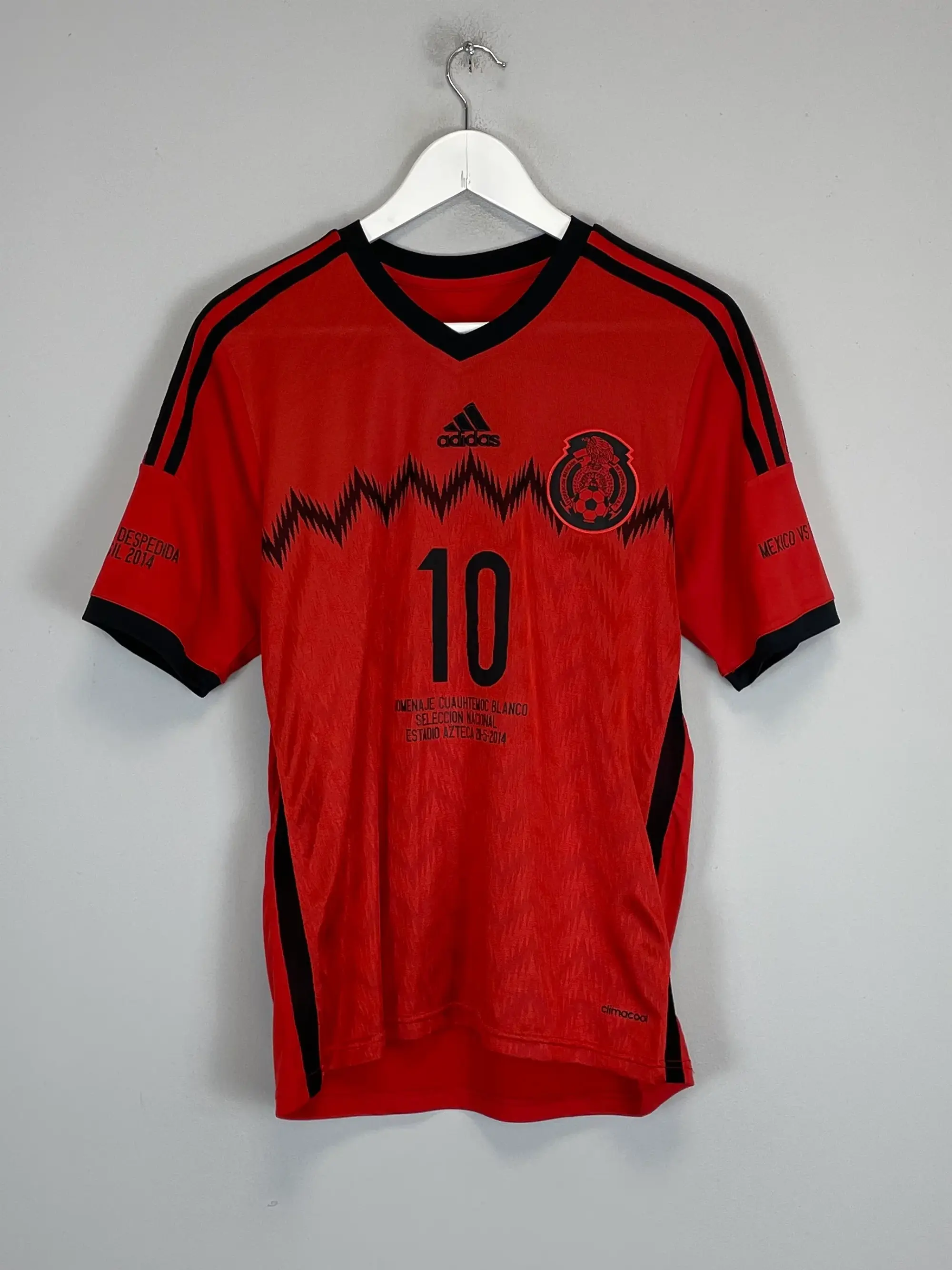 CULT KITS - 2014/15 MEXICO BLANCO #10 *TRIBUTE* AWAY SHIRT (S) ADIDAS