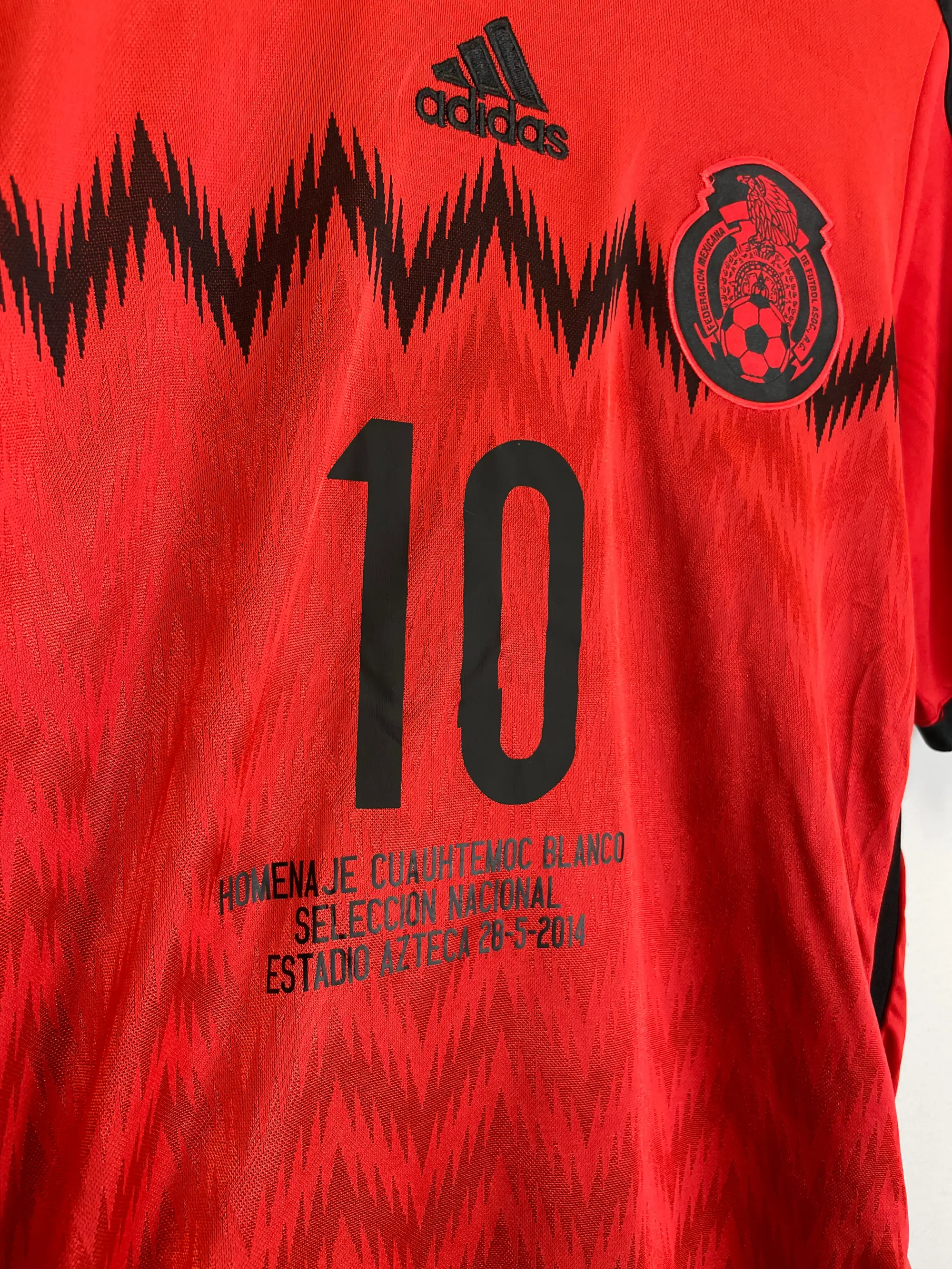 CULT KITS - 2014/15 MEXICO BLANCO #10 *TRIBUTE* AWAY SHIRT (S) ADIDAS