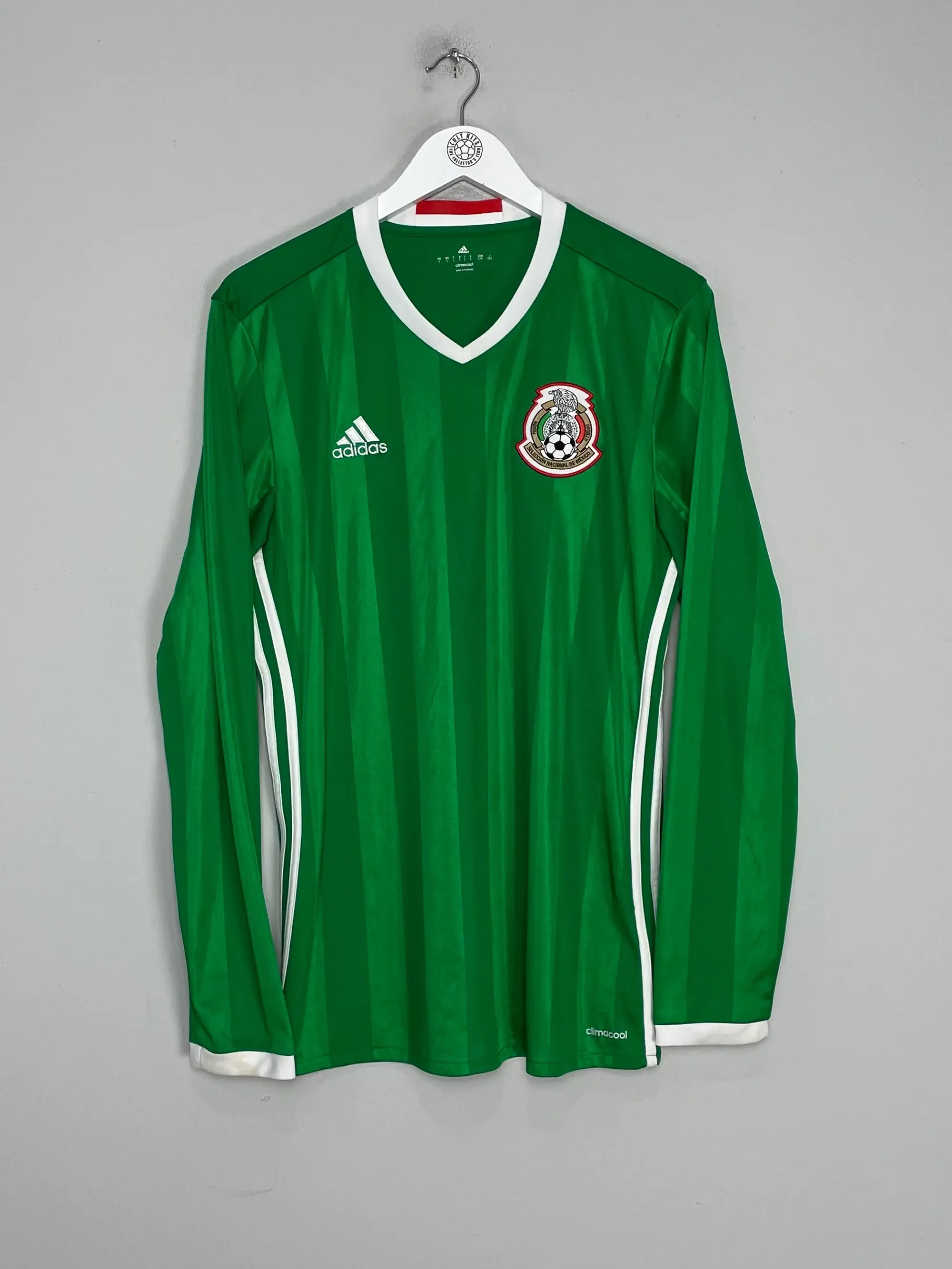 CULT KITS - 2016/17 MEXICO L/S HOME SHIRT (L) ADIDAS