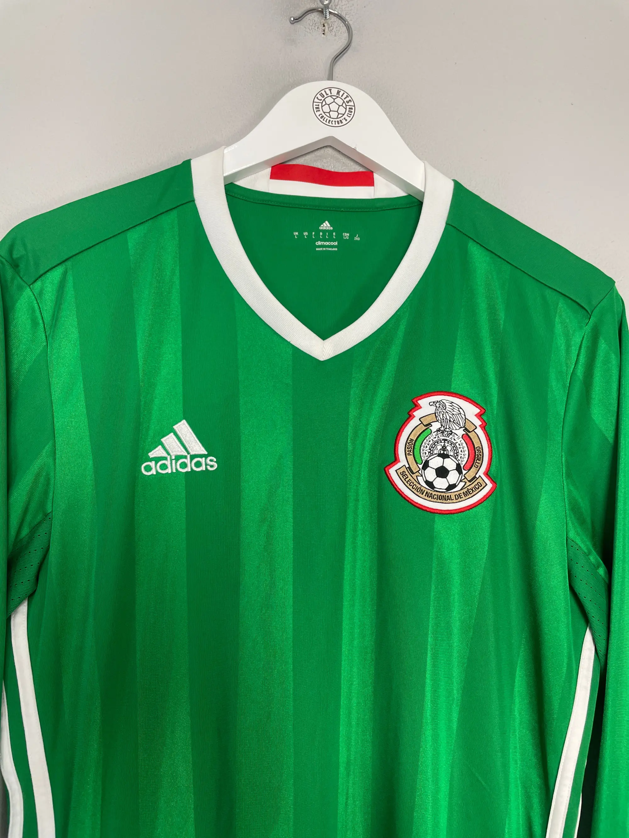 CULT KITS - 2016/17 MEXICO L/S HOME SHIRT (L) ADIDAS