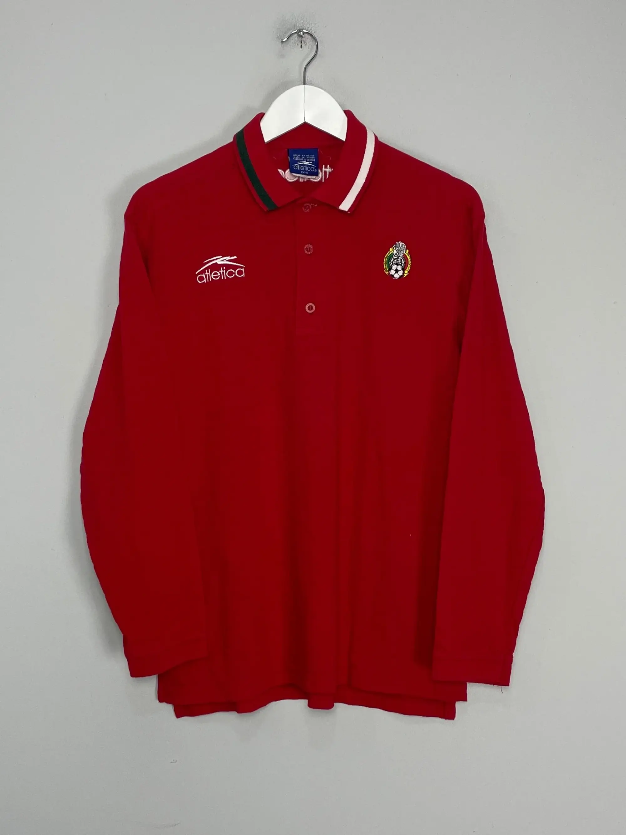 CULT KITS - 2000/01 MEXICO POLO SHIRT (S) ATLETICA