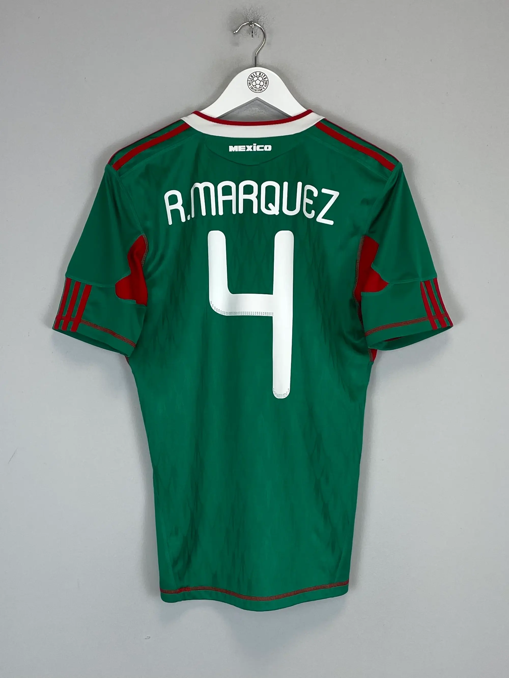 CULT KITS - 2010/11 MEXICO MARQUEZ #4 HOME SHIRT (S) ADIDAS