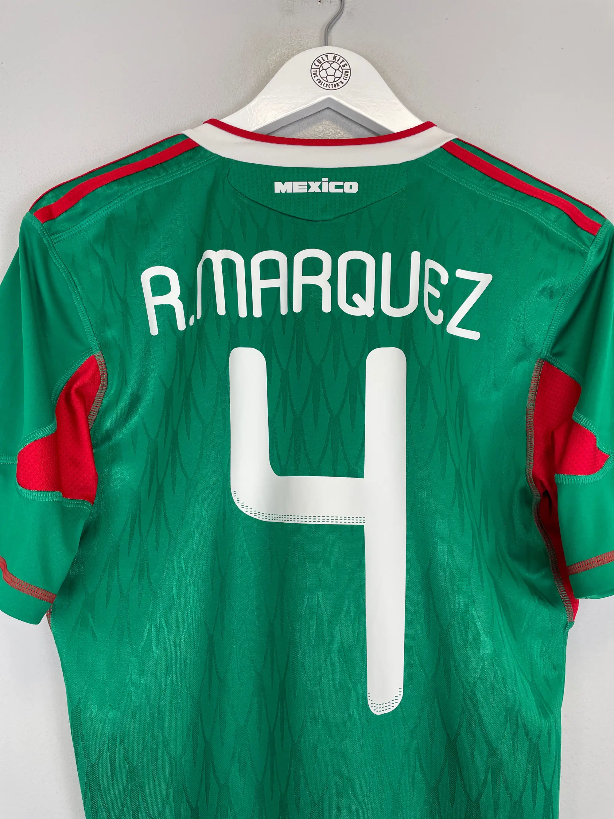 CULT KITS - 2010/11 MEXICO MARQUEZ #4 HOME SHIRT (S) ADIDAS