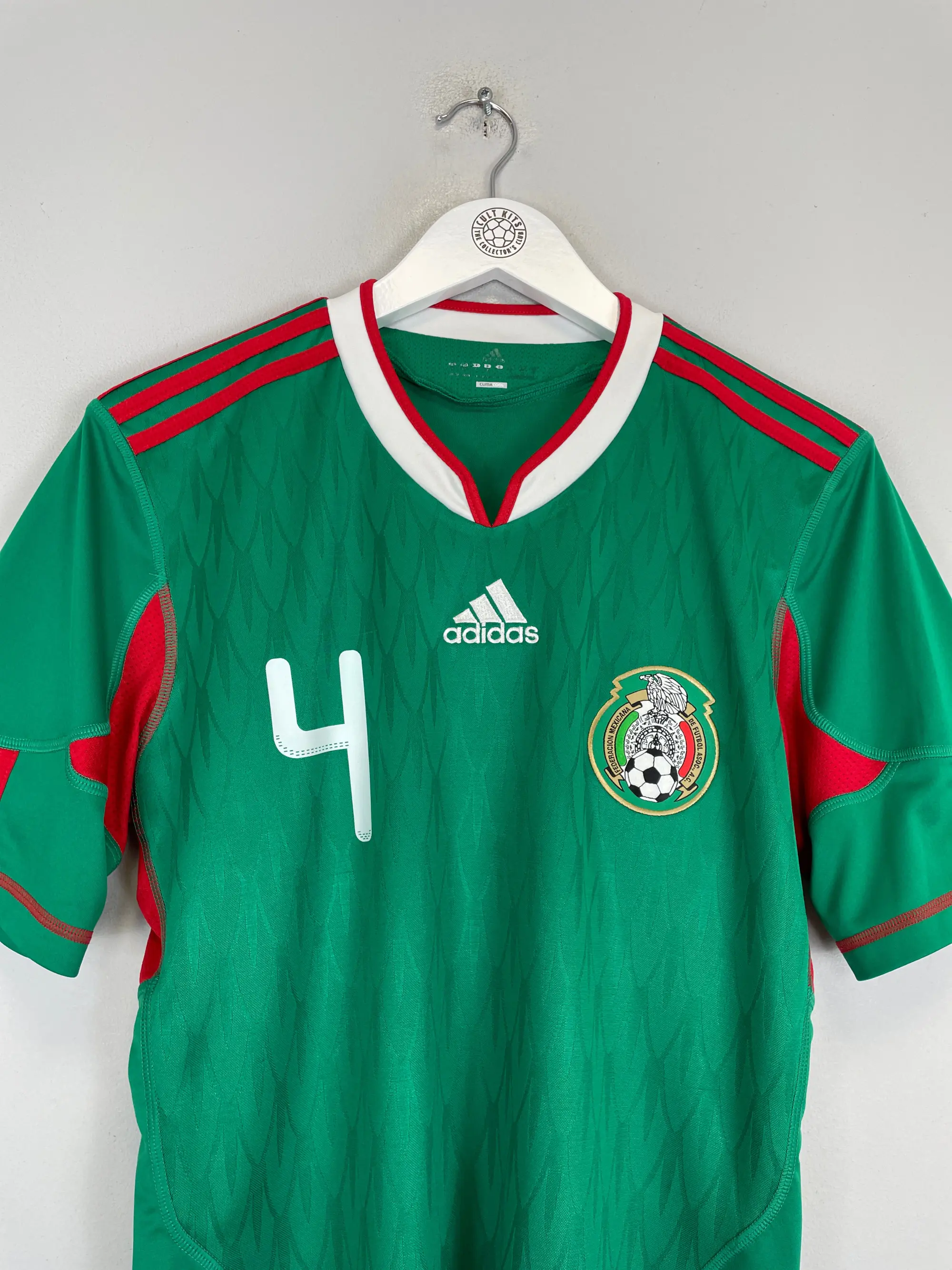 CULT KITS - 2010/11 MEXICO MARQUEZ #4 HOME SHIRT (S) ADIDAS