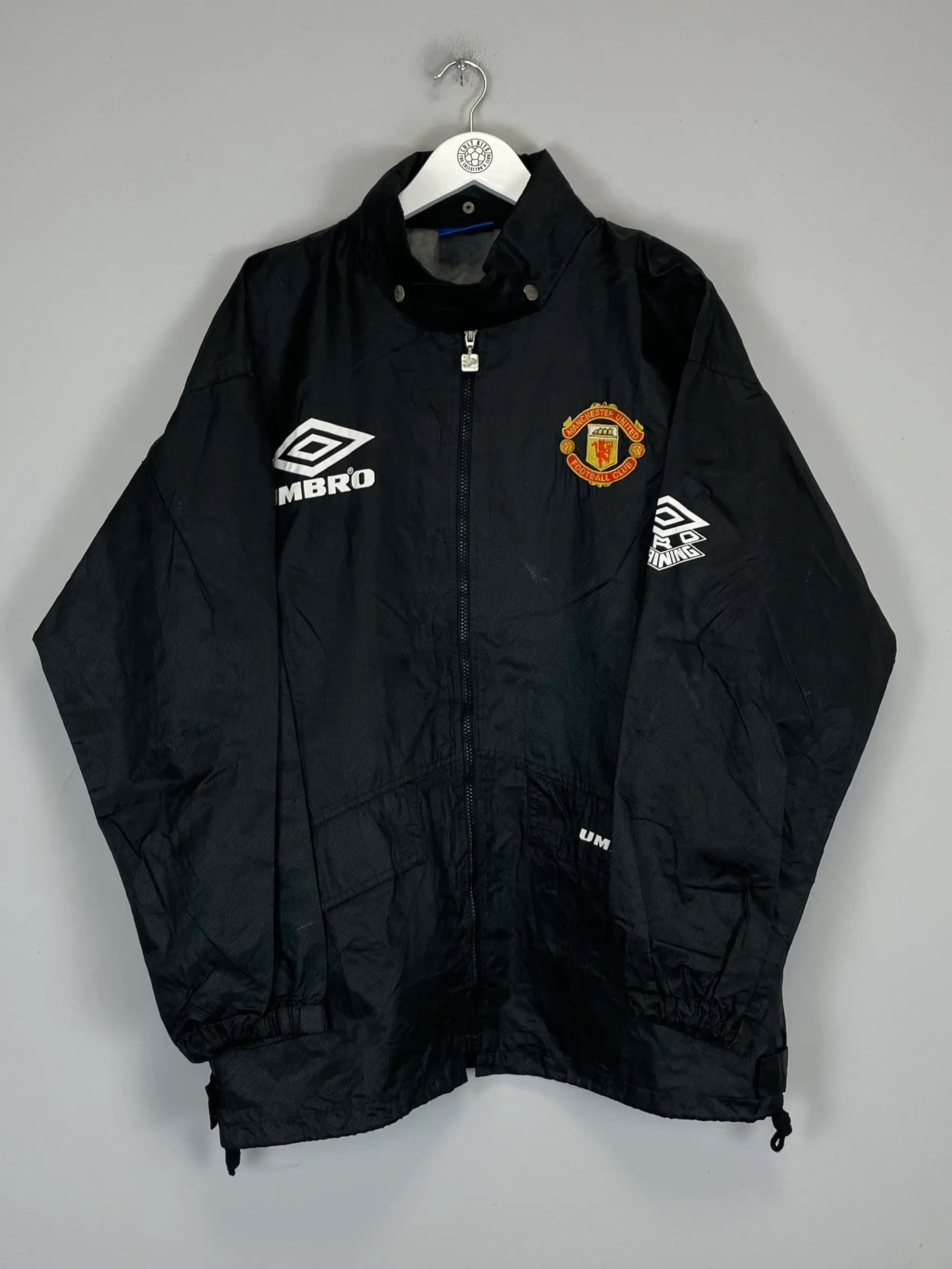 CULT KITS - 1998/99 MANCHESTER UNITED TRACK JACKET (L) UMBRO