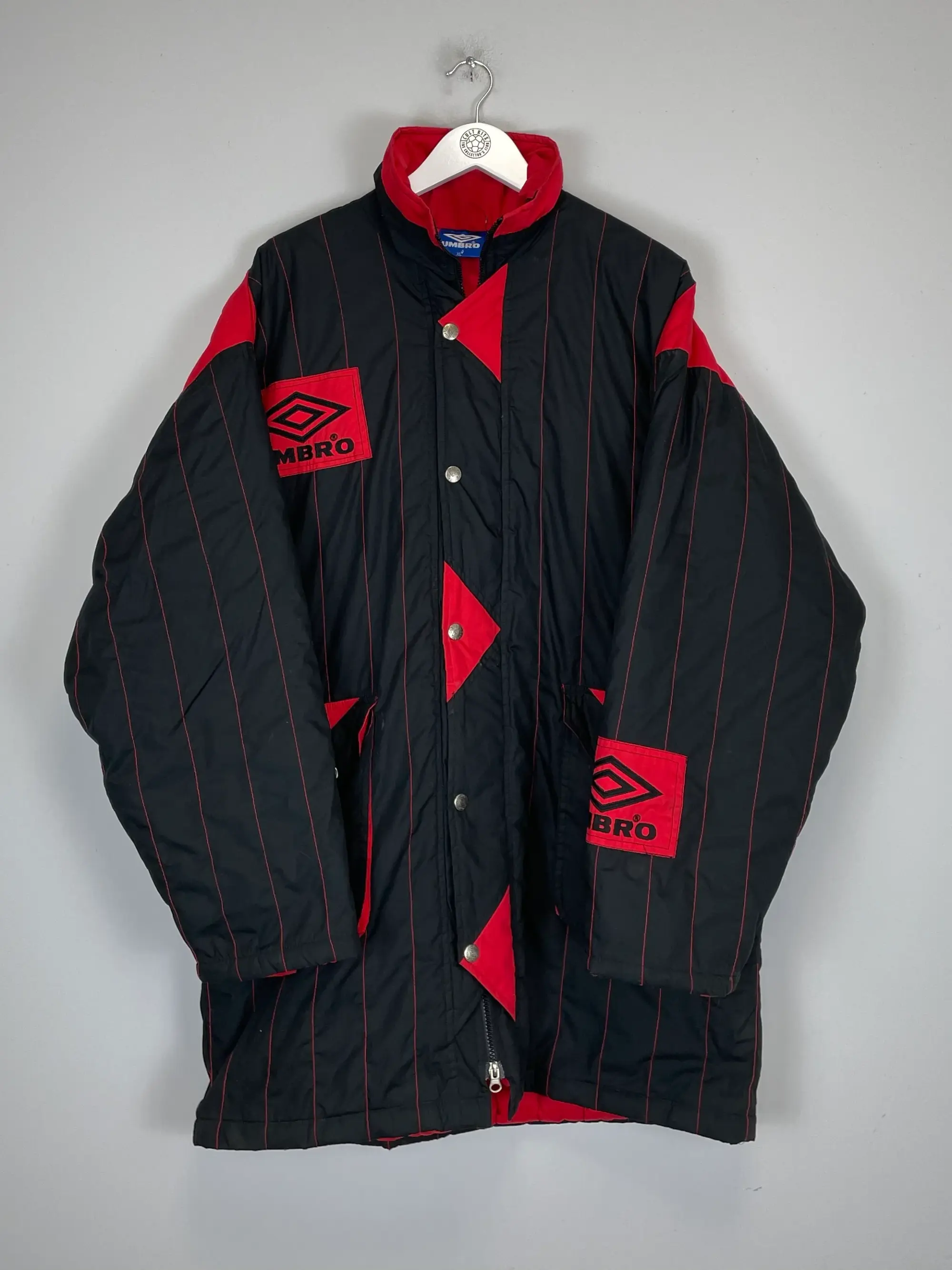 CULT KITS - 1993/94 UMBRO BENCH COAT (XL) UMBRO