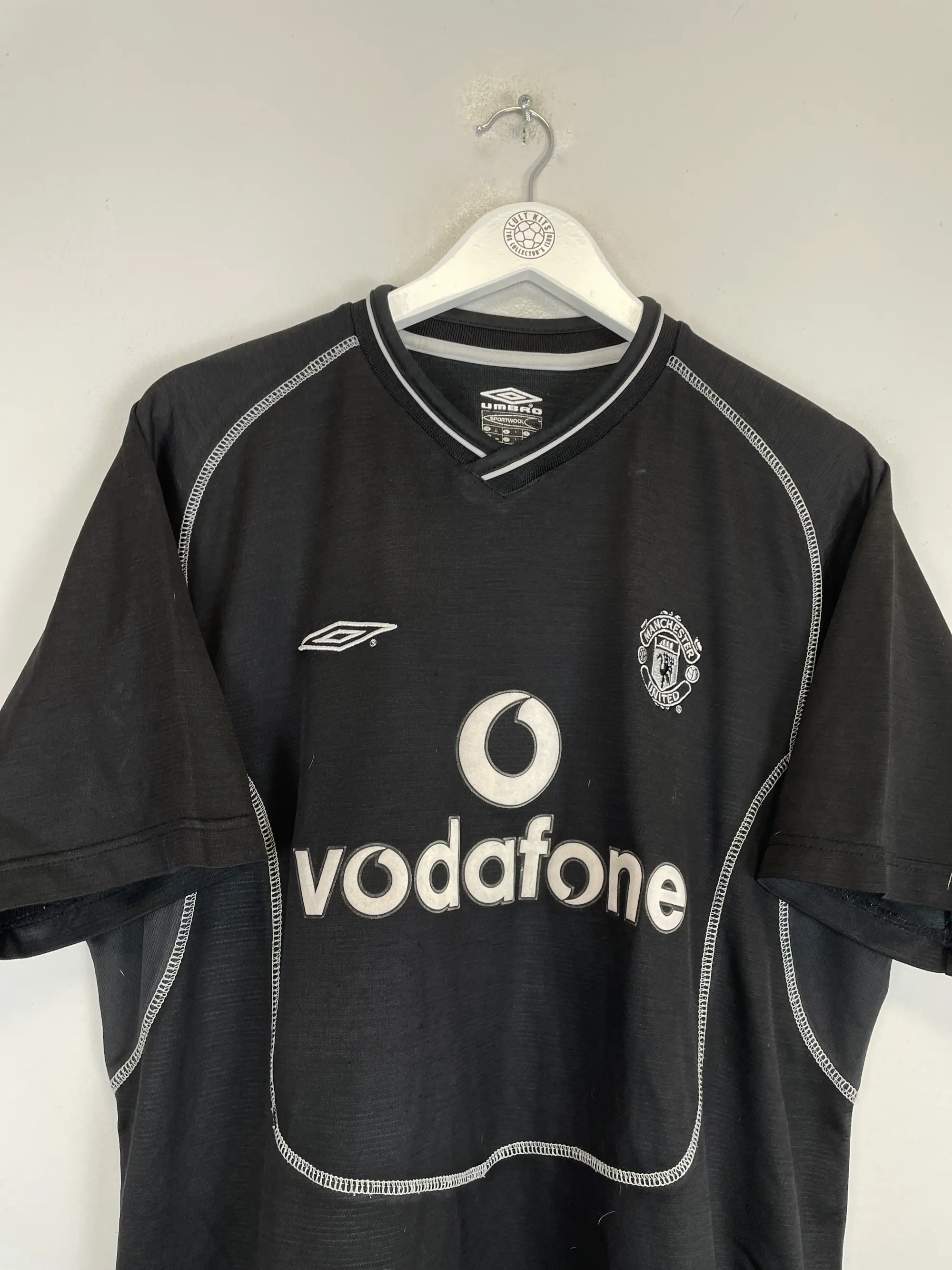CULT KITS - 2000/01 MANCHESTER UNITED BARTHEZ #1 GK SHIRT (L) UMBRO