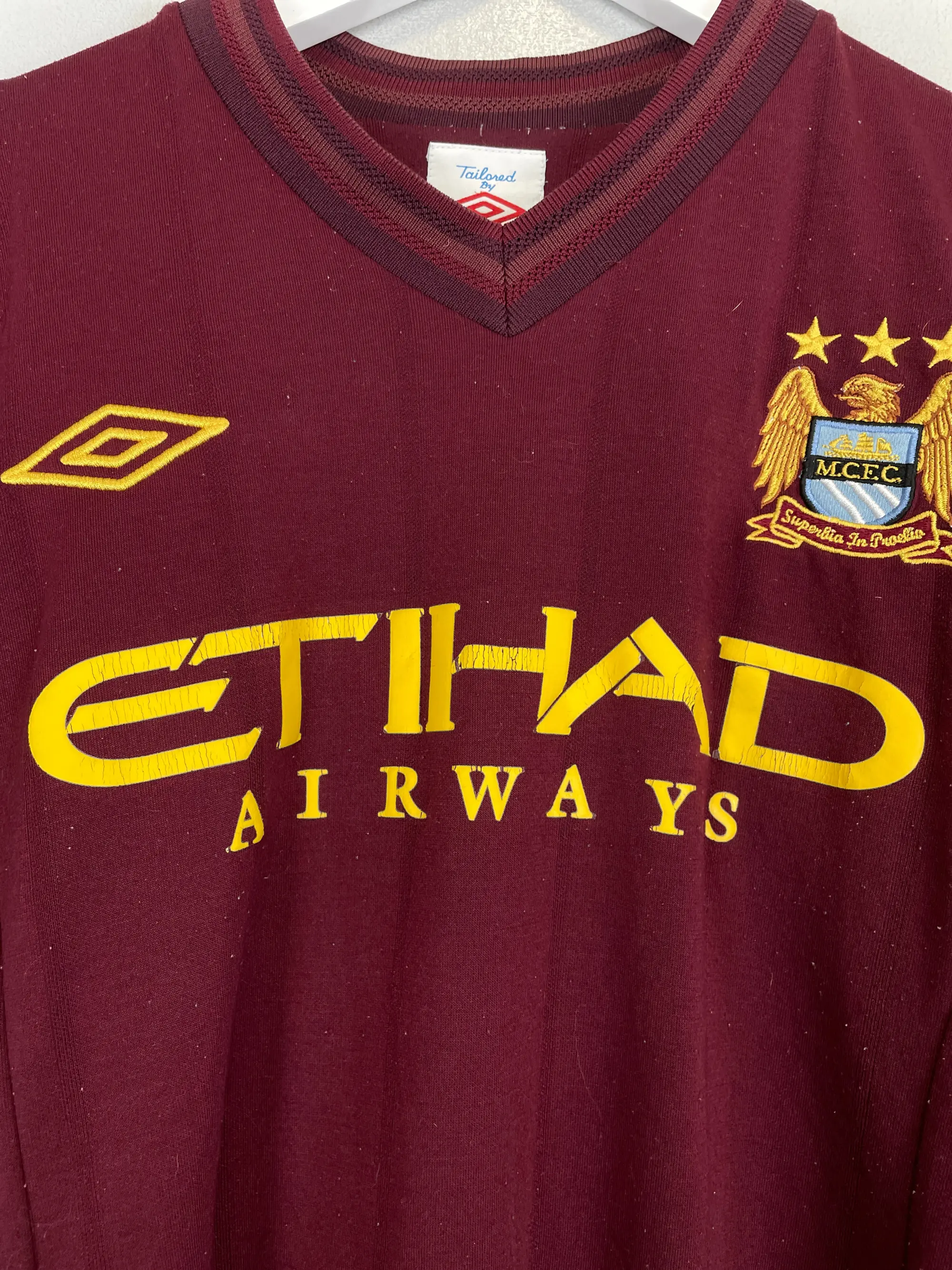 CULT KITS - 2012/13 MANCHESTER CITY TEVEZ #32 AWAY SHIRT (S) UMBRO