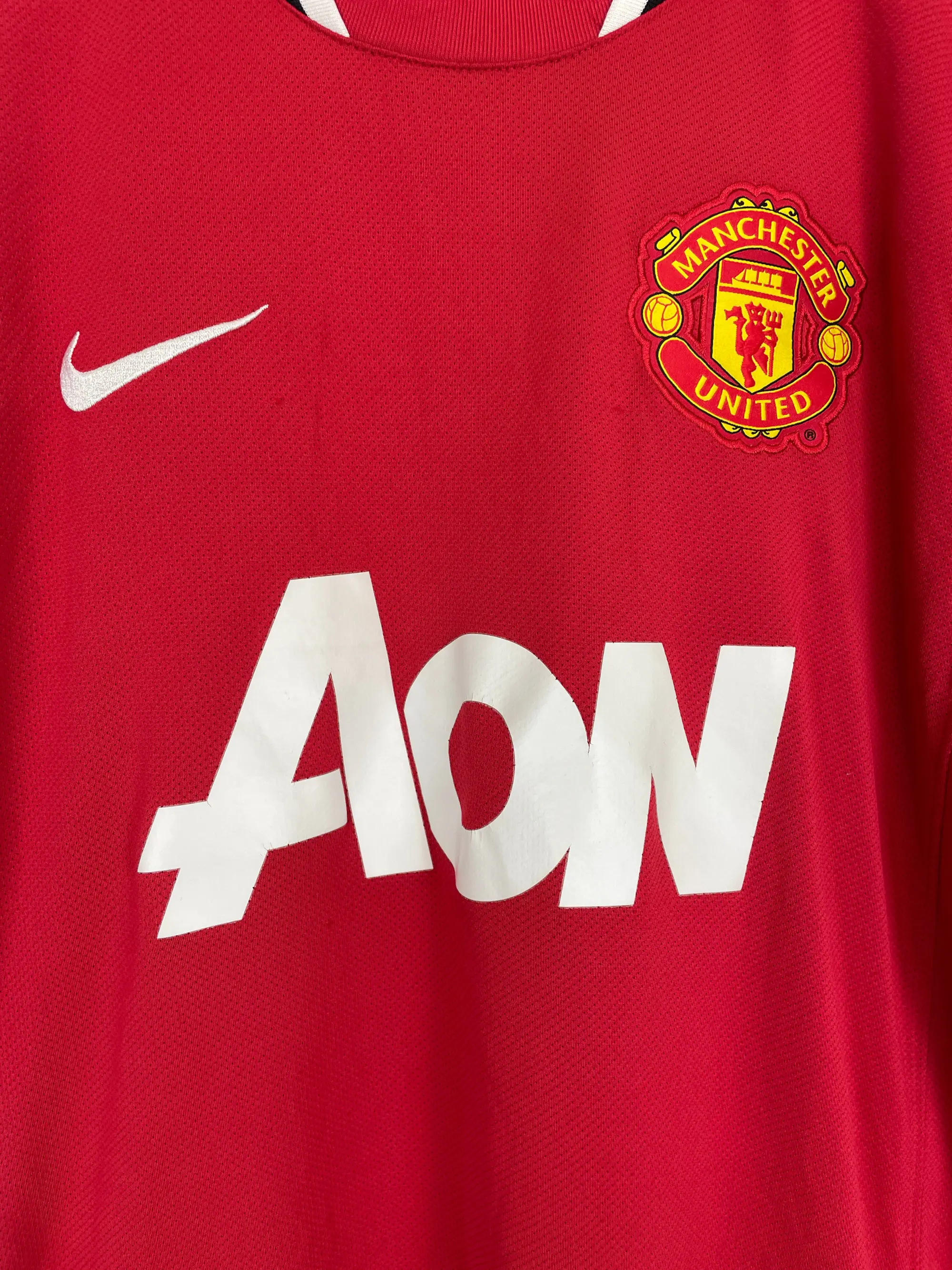 CULT KITS - 2011/12 MANCHESTER UNITED WELBECK #19 HOME SHIRT (M) NIKE