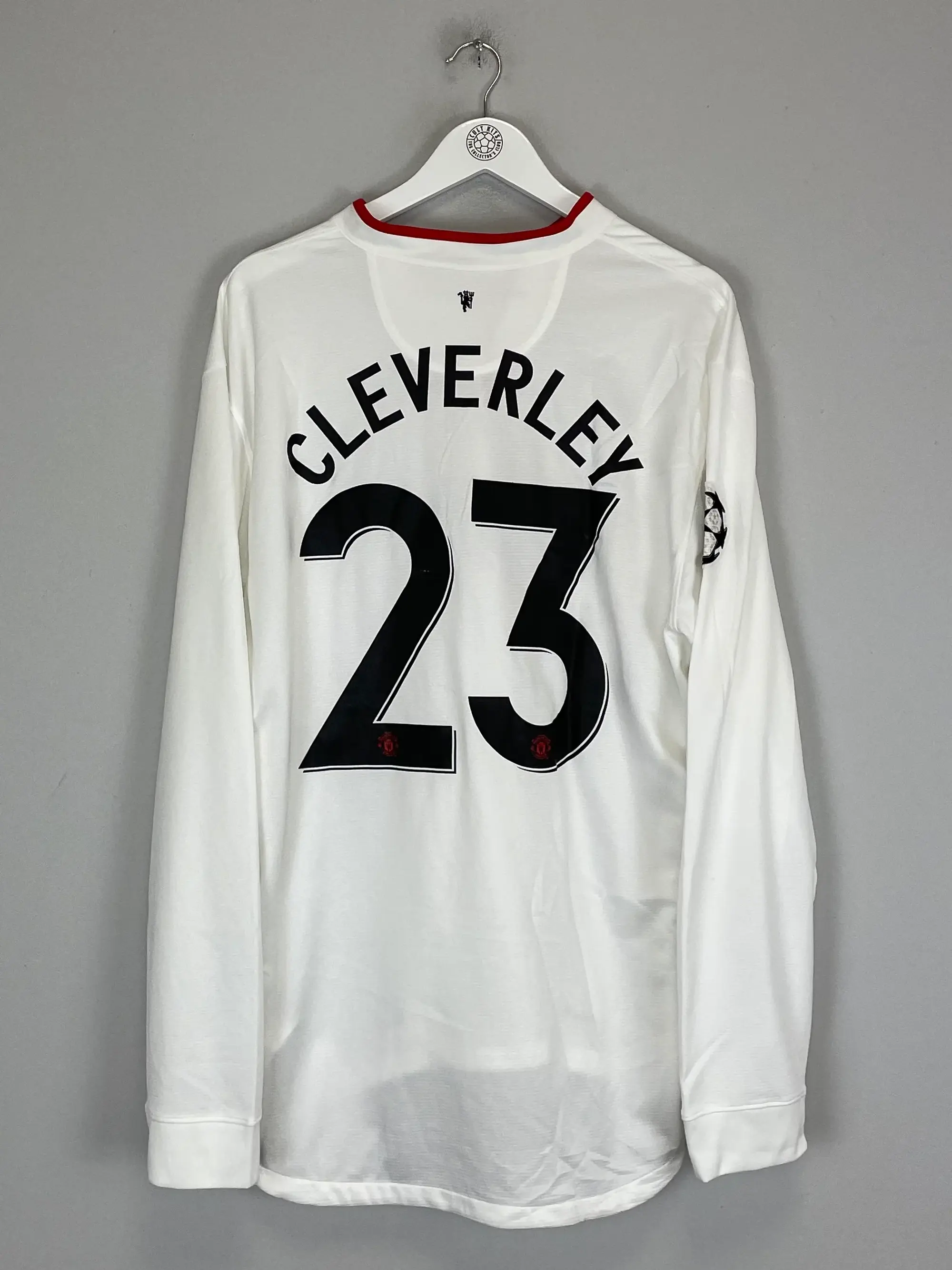 CULT KITS - 2012/13 MANCHESTER UNITED CLEVERLEY #23 L/S C/L AWAY SHIRT (XXL) NIKE